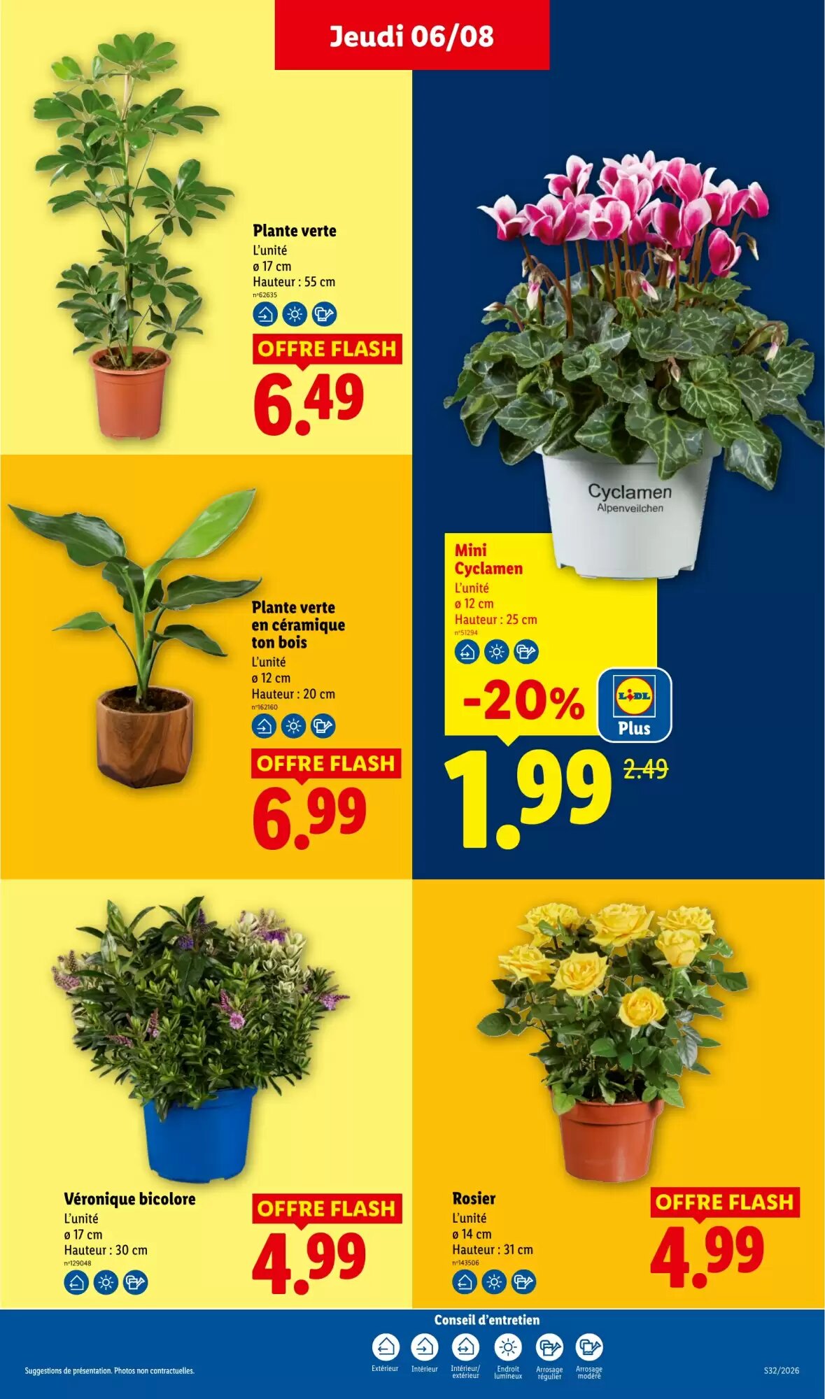 Prospectus promotionnel Lidl valable à partir du 06/08/2026 - Page 33.