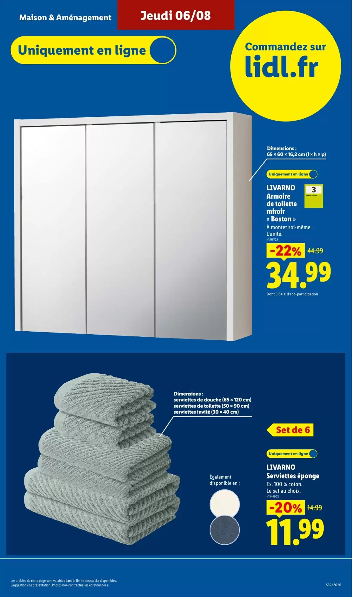 Prospectus promotionnel Lidl valable à partir du 06/08/2026 - Page 35.
