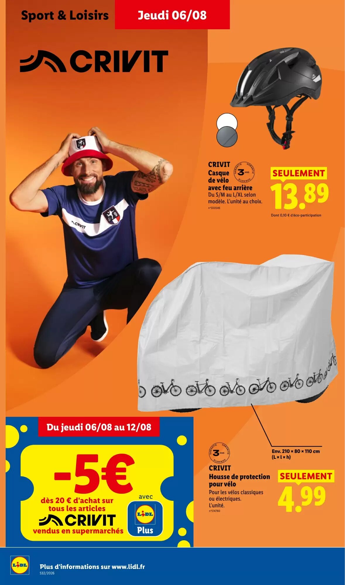 Prospectus promotionnel Lidl valable à partir du 06/08/2026 - Page 38.