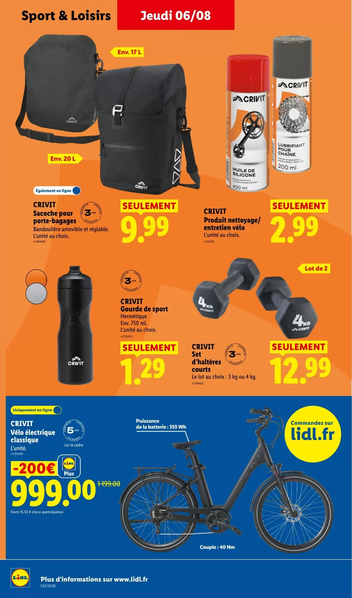 Prospectus promotionnel Lidl valable à partir du 06/08/2026 - Page 40.