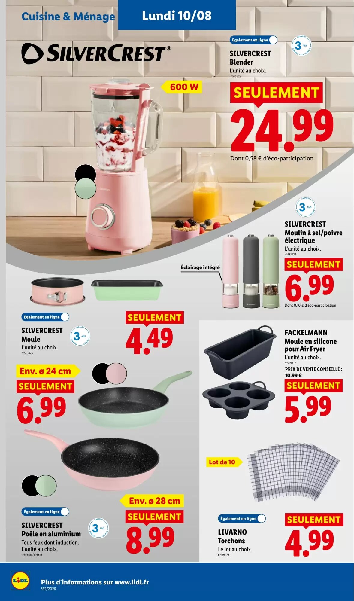 Prospectus promotionnel Lidl valable à partir du 06/08/2026 - Page 54.