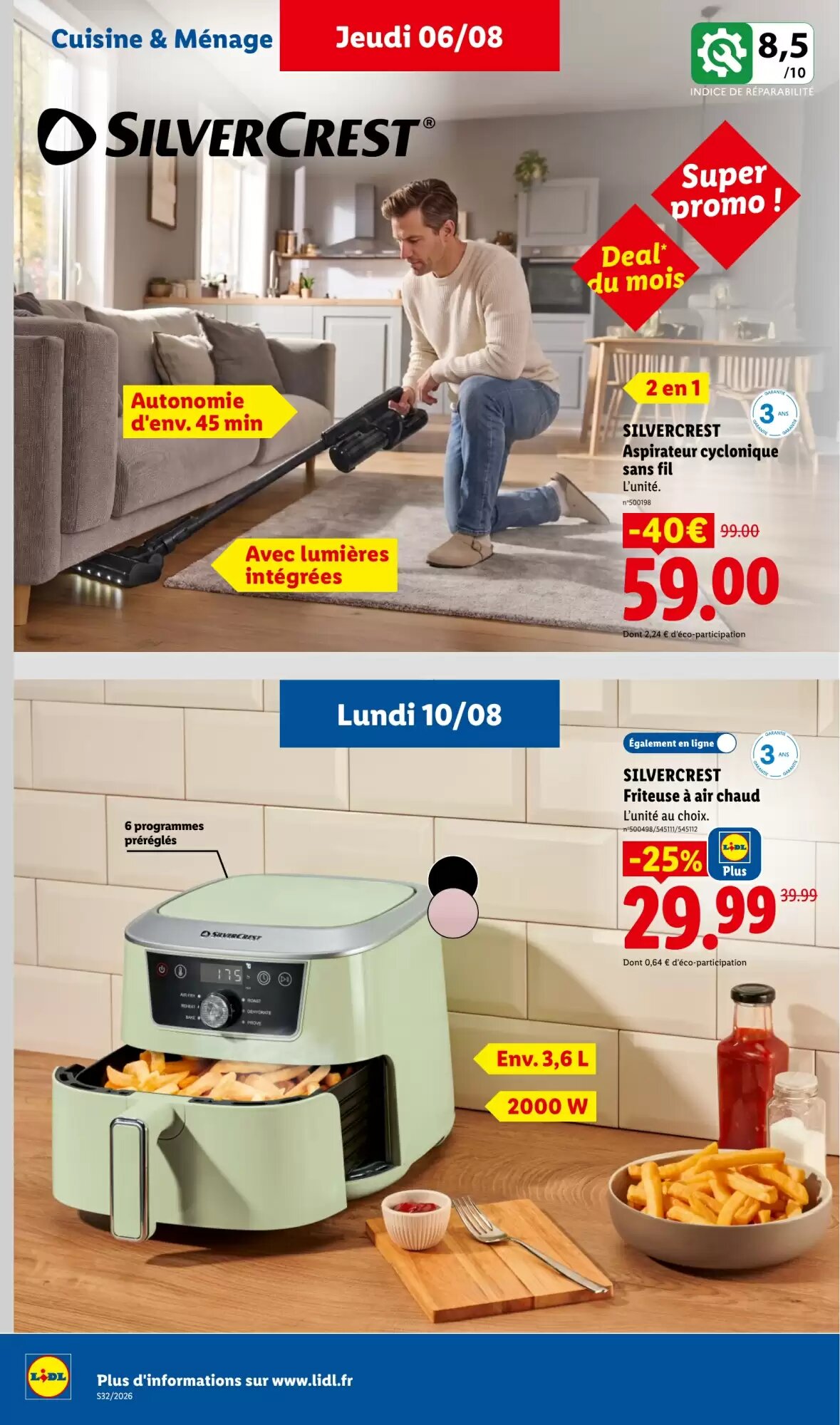 Prospectus promotionnel Lidl valable à partir du 06/08/2026 - Page 58.