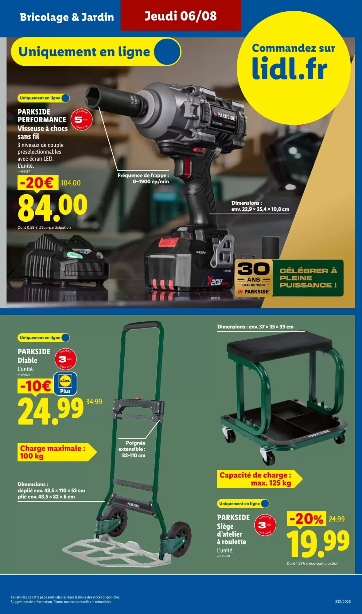 Prospectus promotionnel Lidl valable à partir du 06/08/2026 - Page 7.