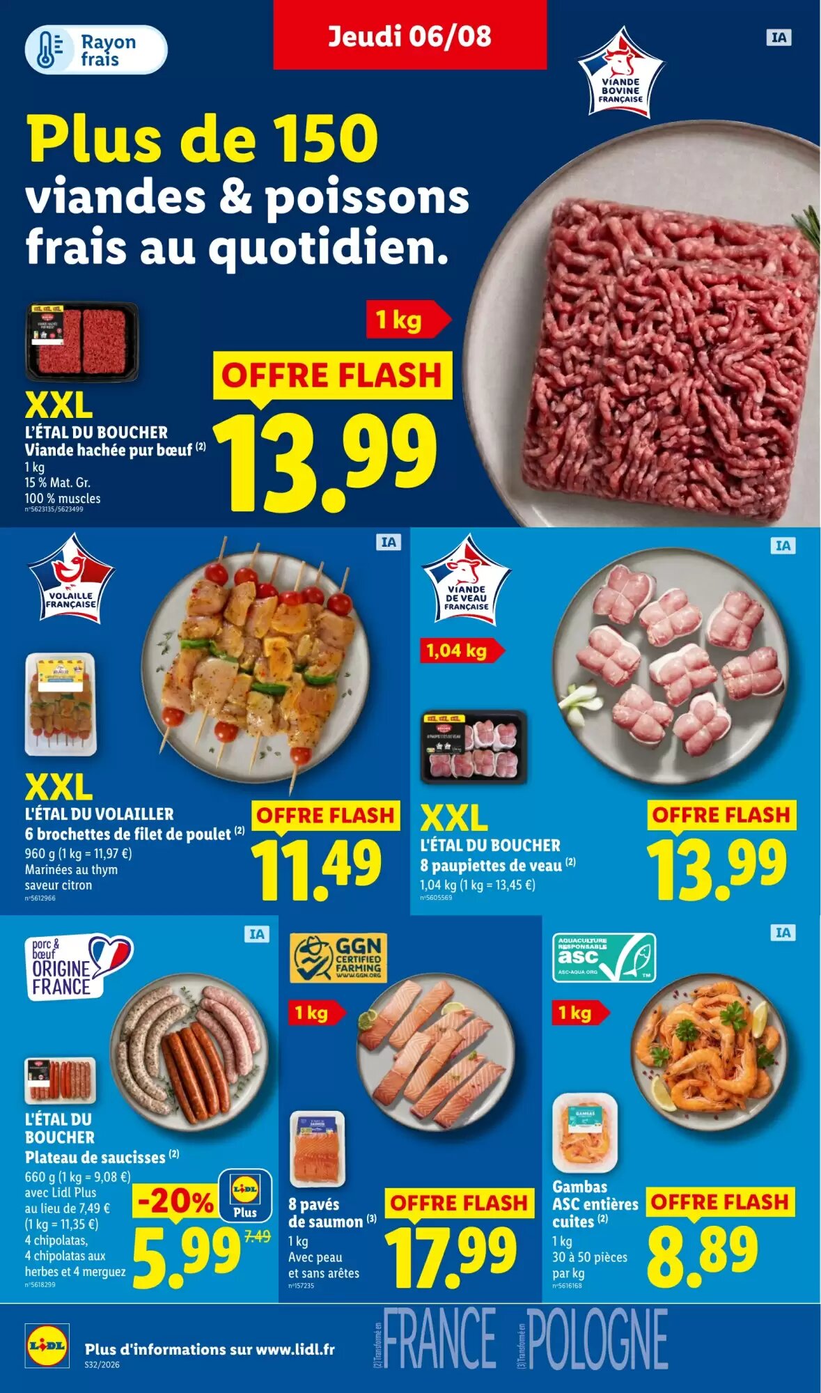 Prospectus promotionnel Lidl valable à partir du 06/08/2026 - Page 8.