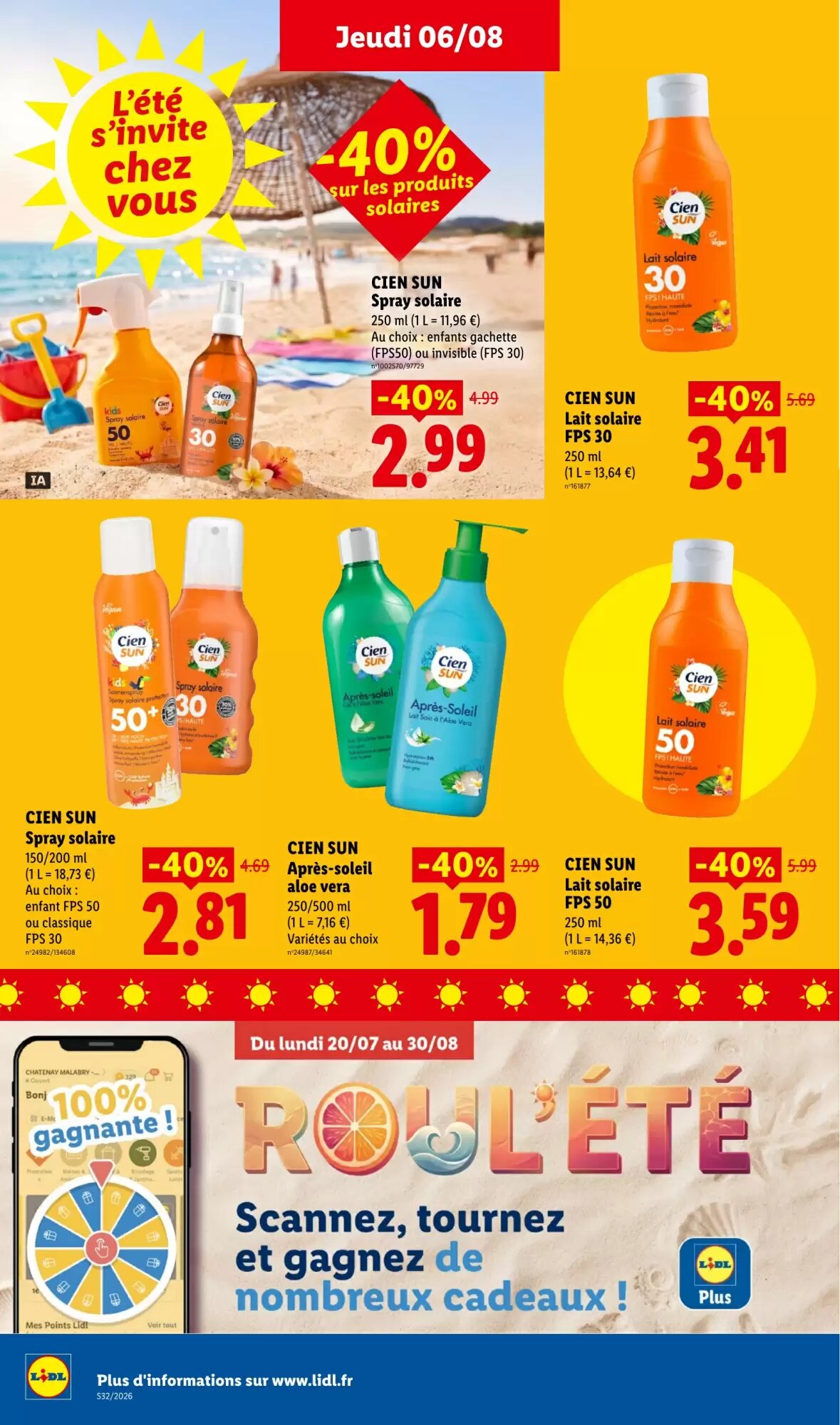 Prospectus promotionnel Lidl valable à partir du 06/08/2026 - Page 28.