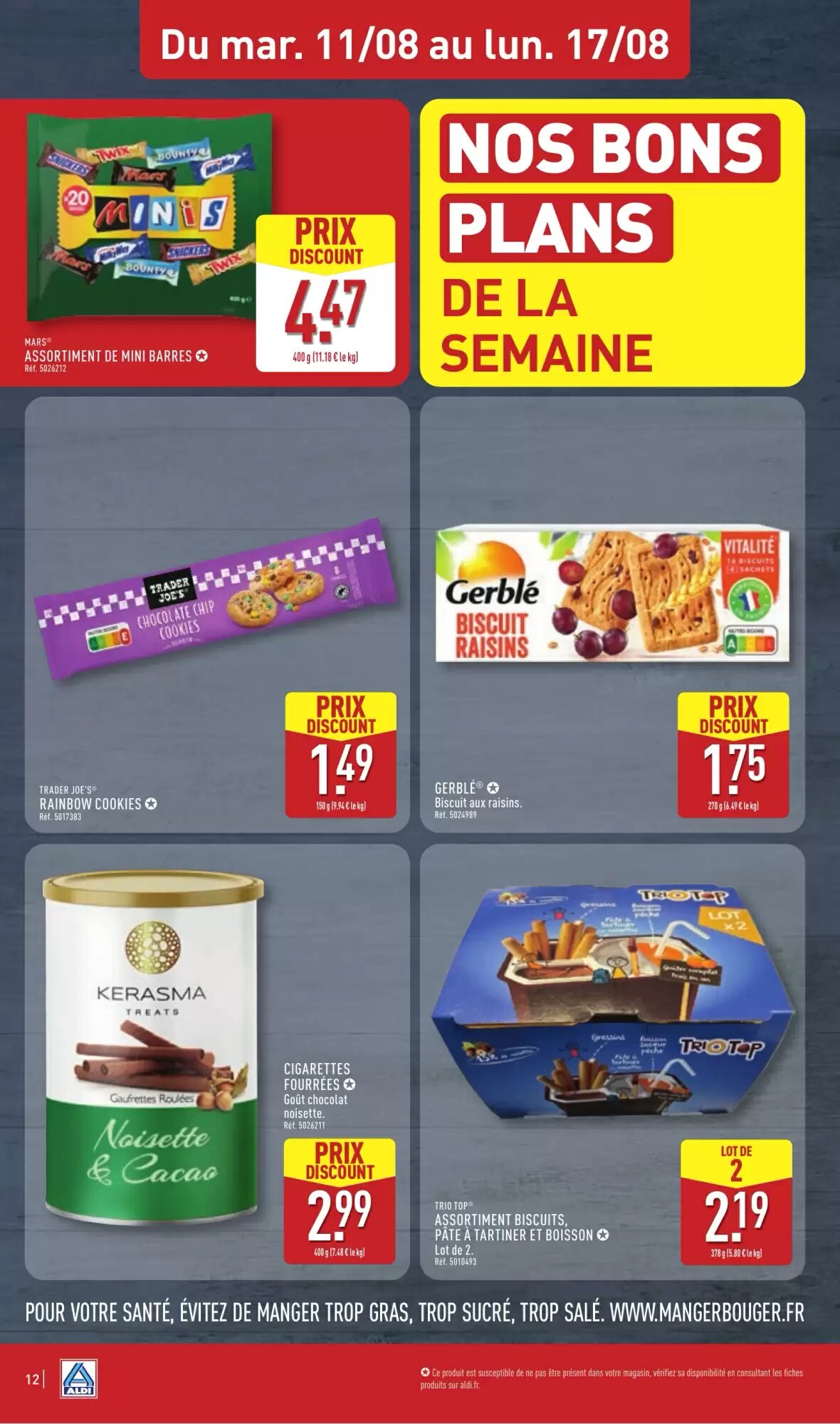 Prospectus promotionnel ALDI valable à partir du 11/08/2026 - Page 14.