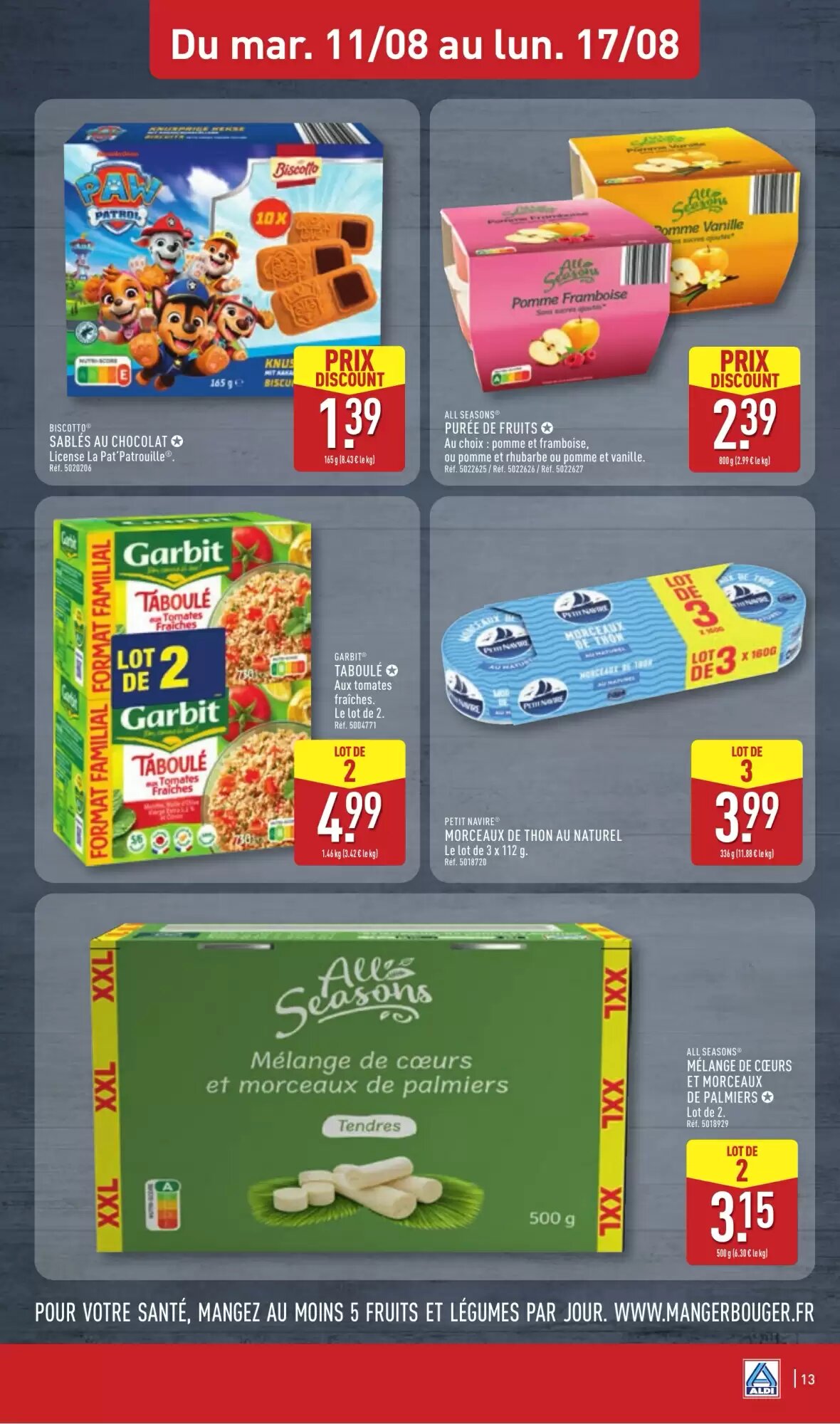 Prospectus promotionnel ALDI valable à partir du 11/08/2026 - Page 15.