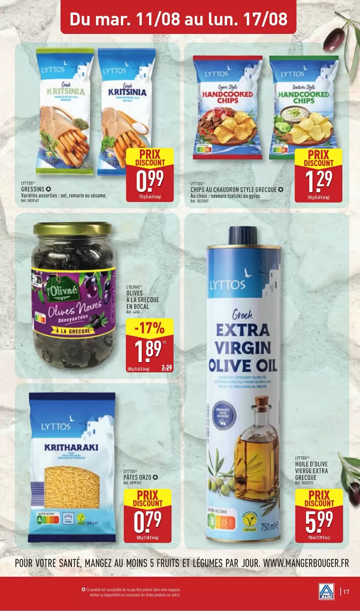 Prospectus promotionnel ALDI valable à partir du 11/08/2026 - Page 19.