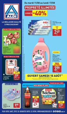 Prospectus promotionnel ALDI valable à partir du 11/08/2026