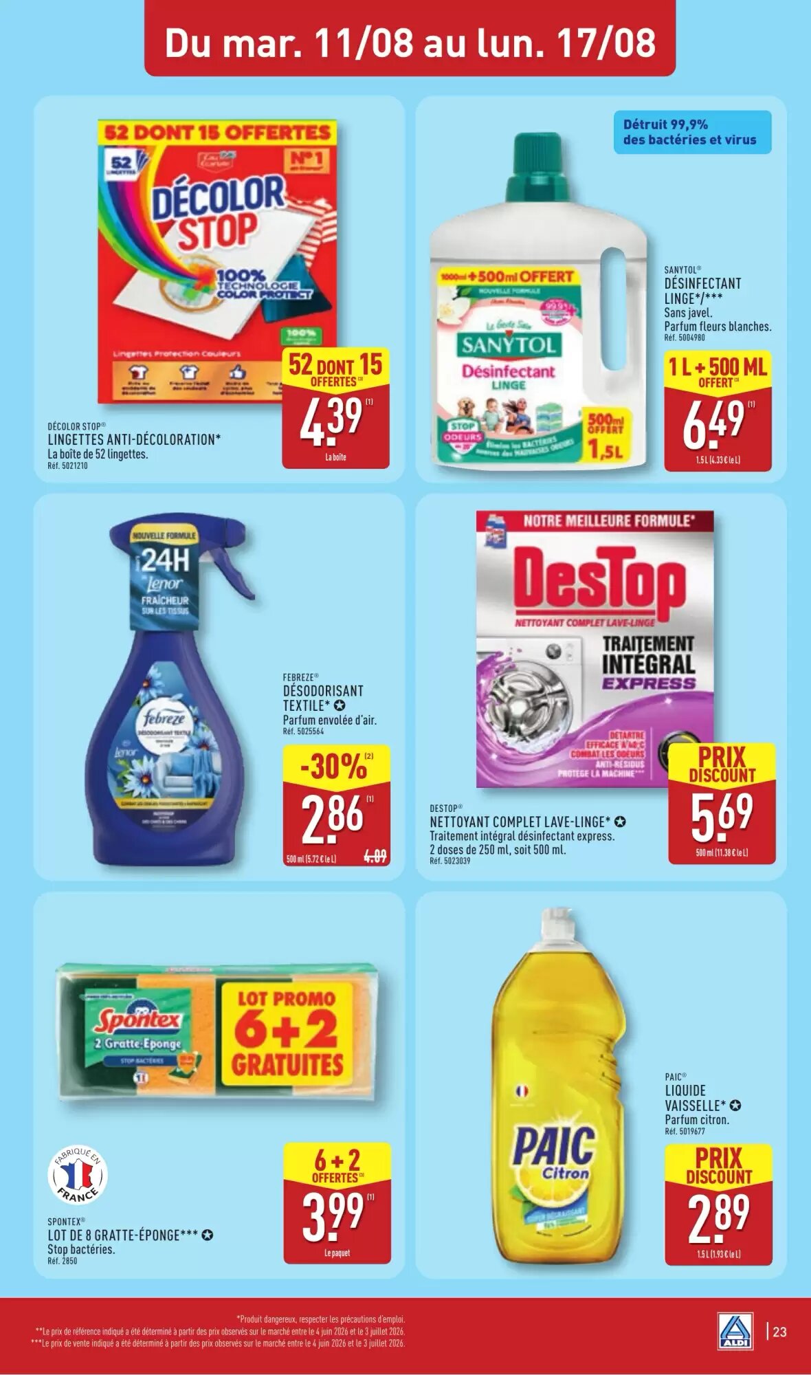Prospectus promotionnel ALDI valable à partir du 11/08/2026 - Page 25.