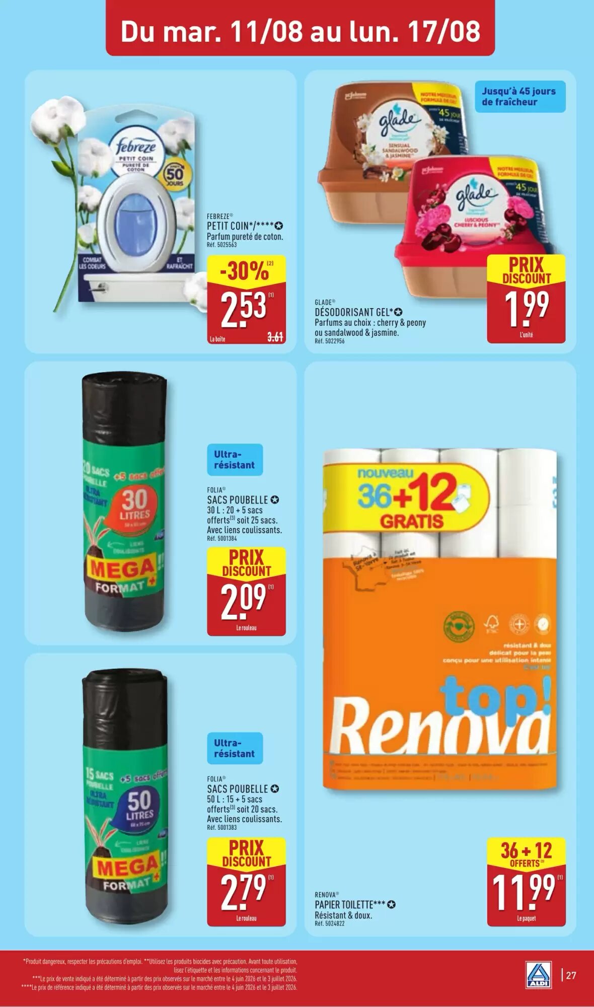 Prospectus promotionnel ALDI valable à partir du 11/08/2026 - Page 29.