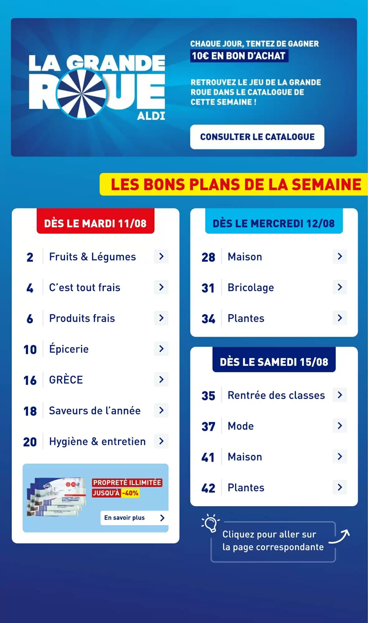 Prospectus promotionnel ALDI valable à partir du 11/08/2026 - Page 3.