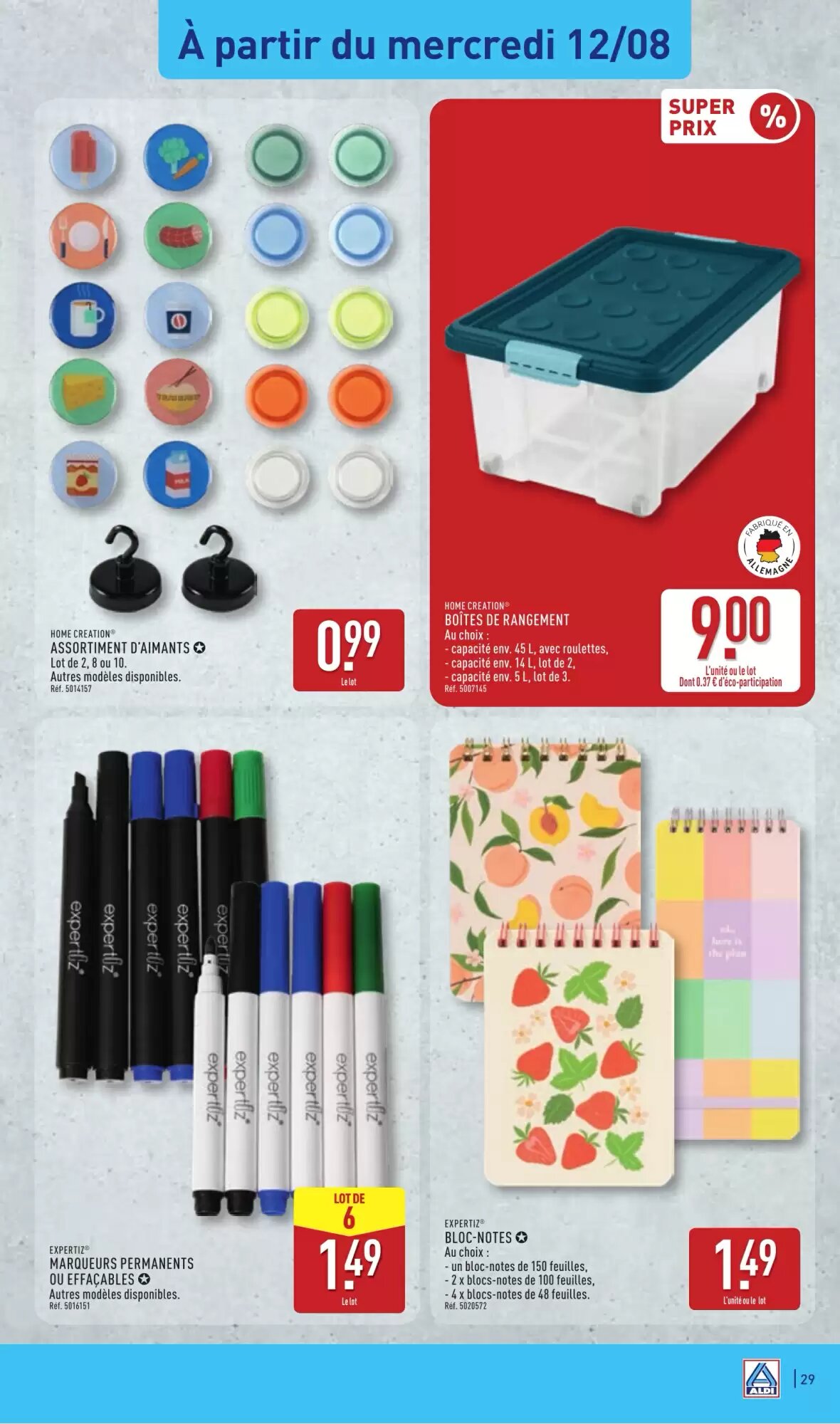 Prospectus promotionnel ALDI valable à partir du 11/08/2026 - Page 31.