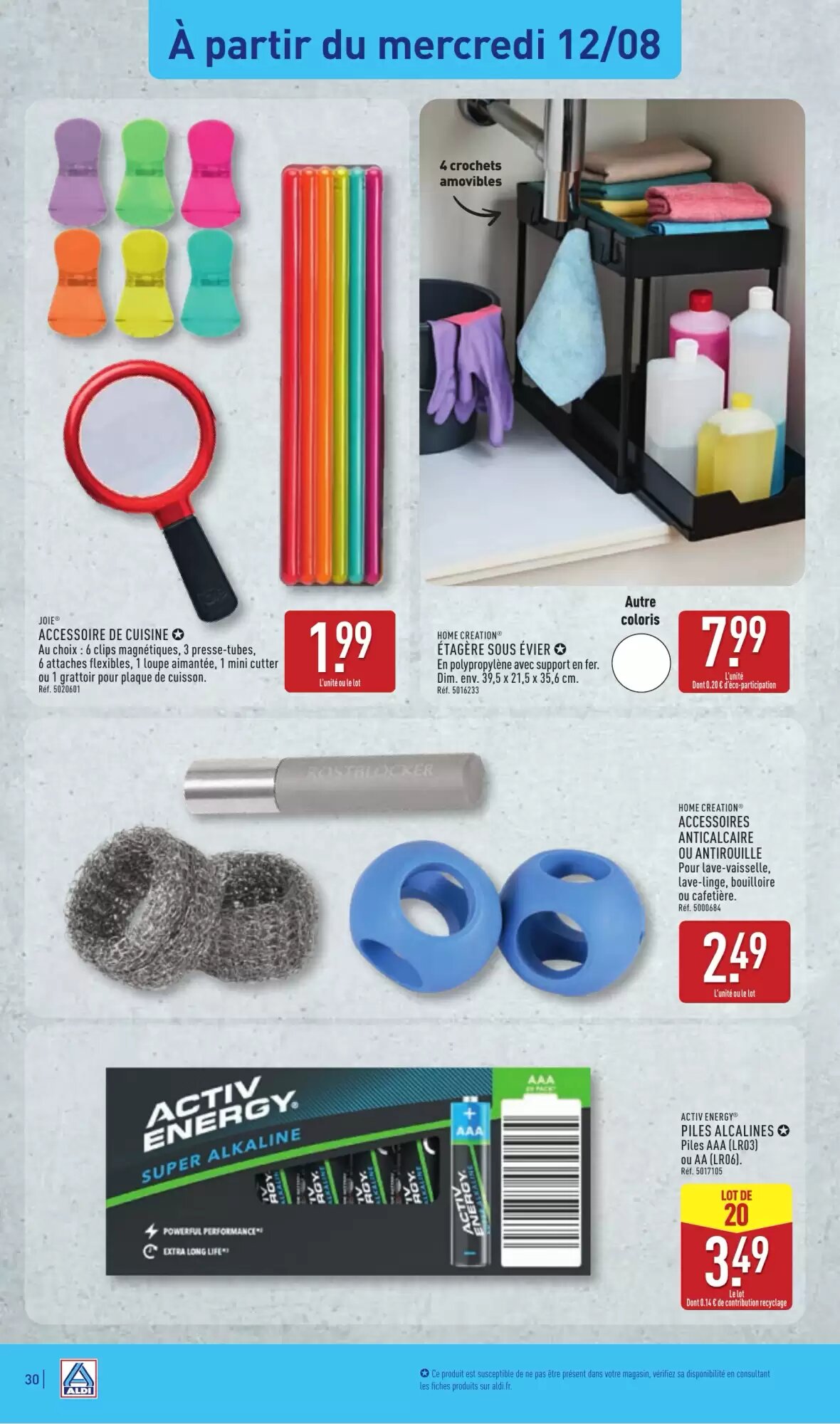 Prospectus promotionnel ALDI valable à partir du 11/08/2026 - Page 32.