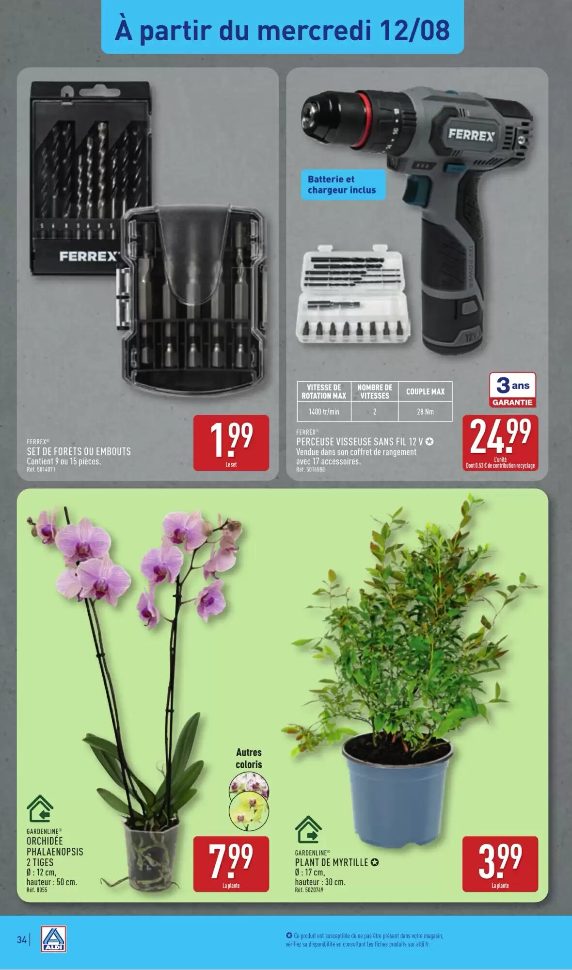 Prospectus promotionnel ALDI valable à partir du 11/08/2026 - Page 36.