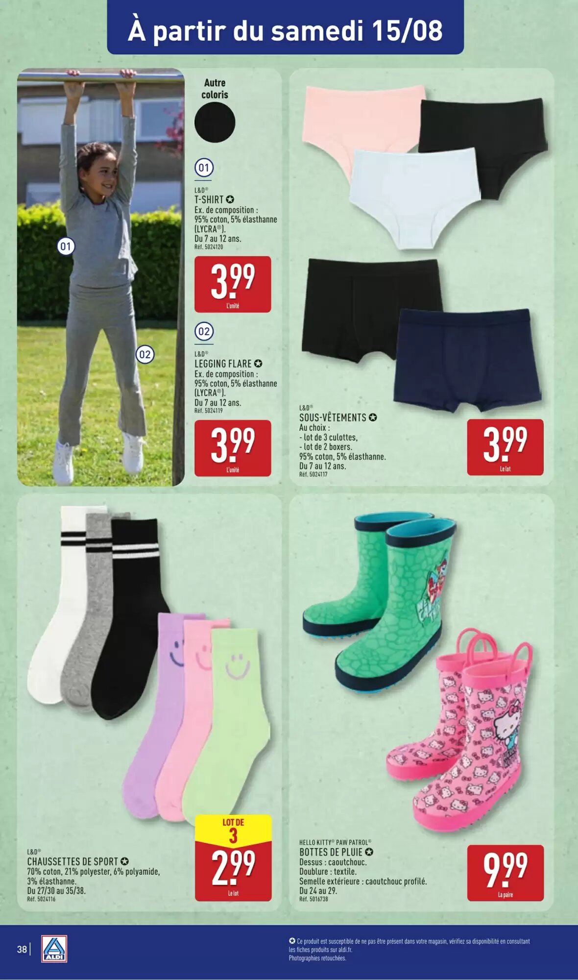 Prospectus promotionnel ALDI valable à partir du 11/08/2026 - Page 40.