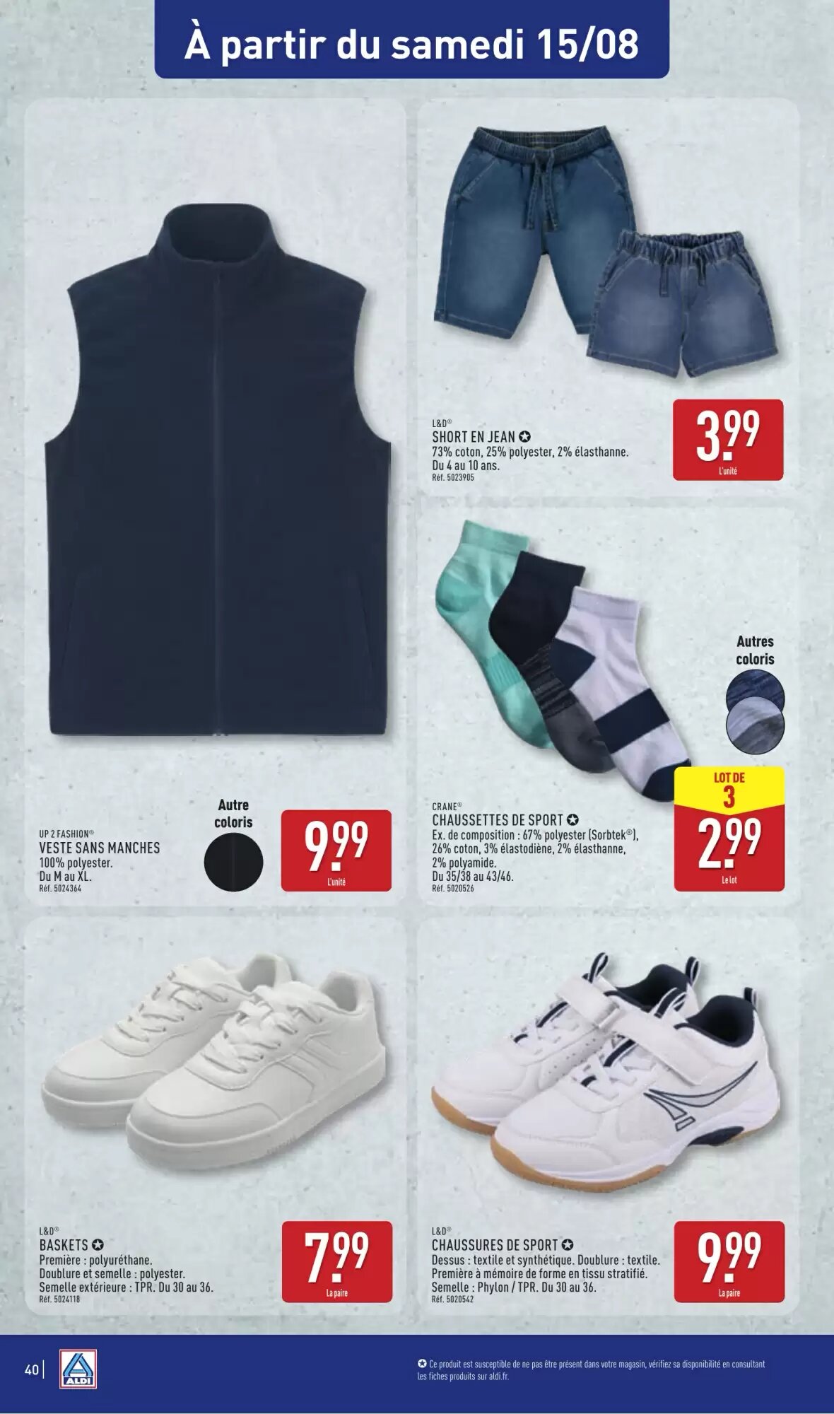 Prospectus promotionnel ALDI valable à partir du 11/08/2026 - Page 42.