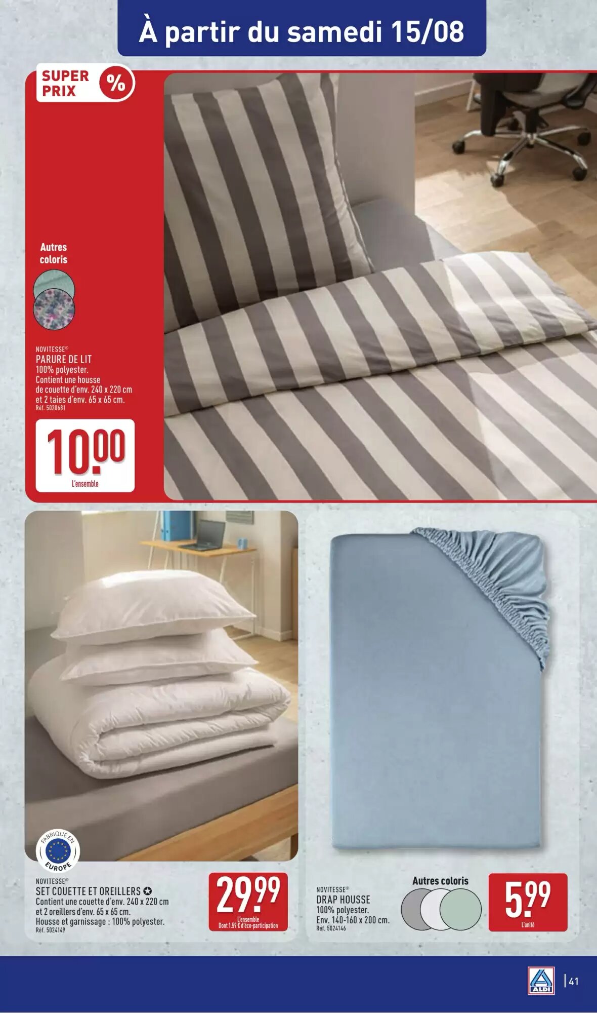 Prospectus promotionnel ALDI valable à partir du 11/08/2026 - Page 43.