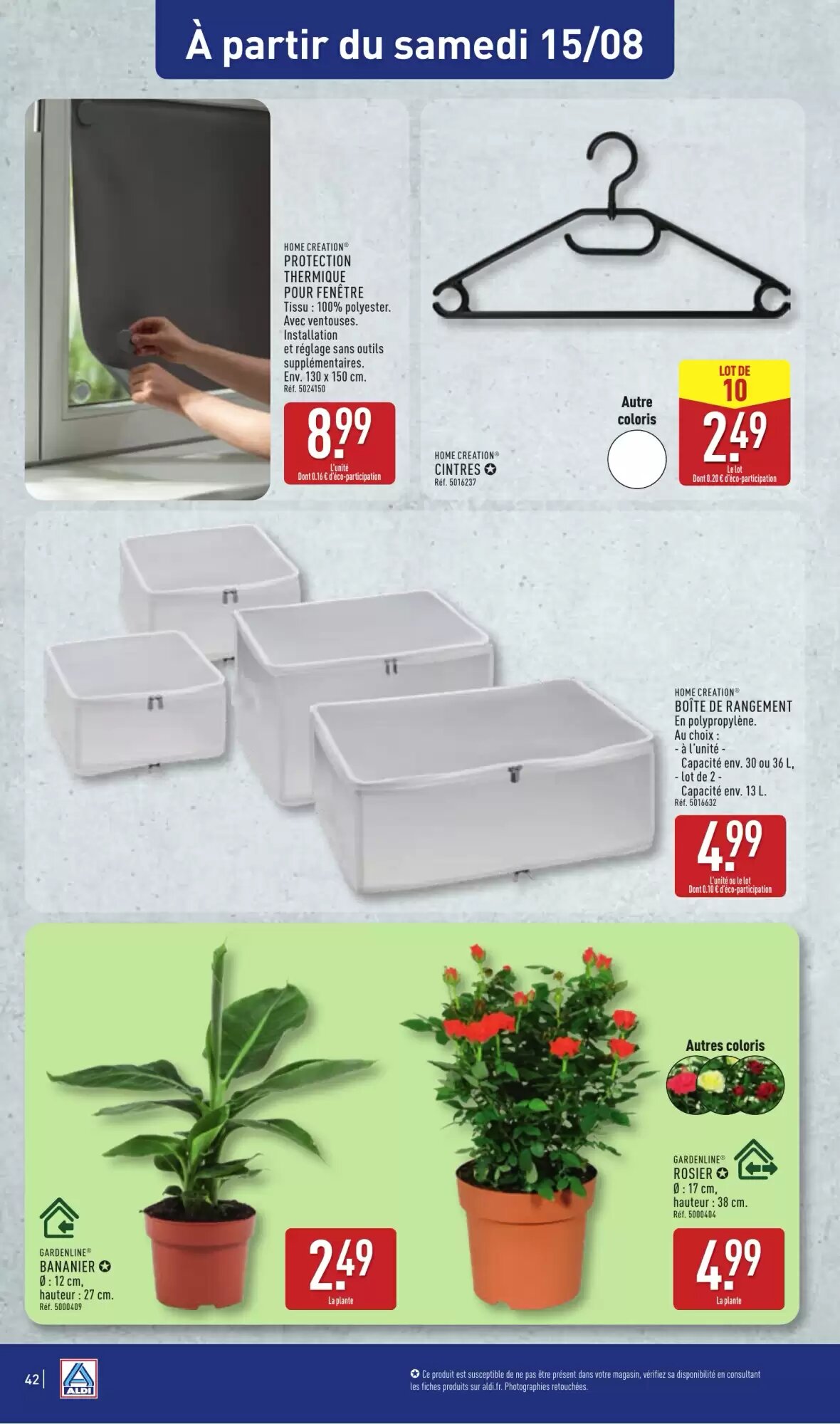 Prospectus promotionnel ALDI valable à partir du 11/08/2026 - Page 44.