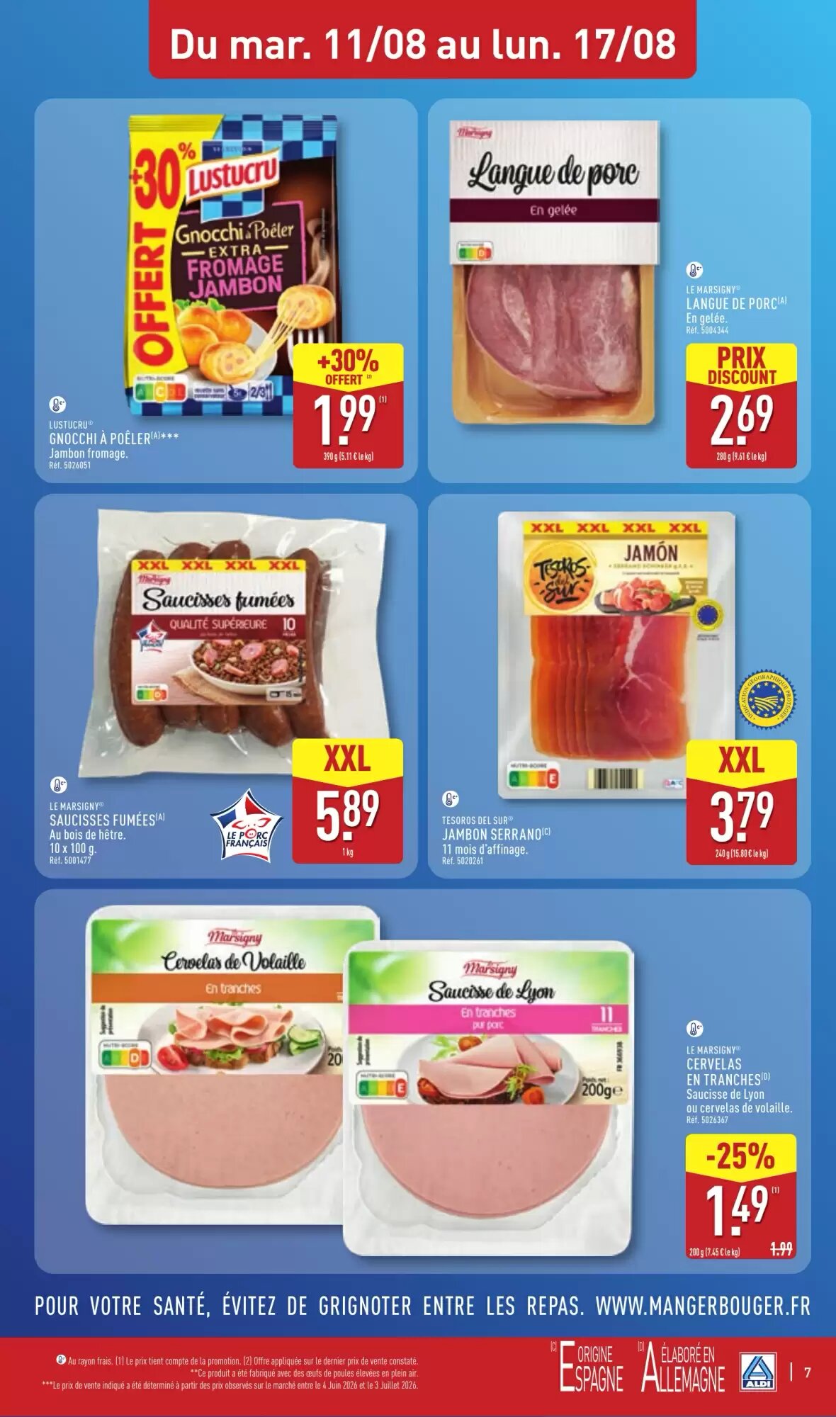 Prospectus promotionnel ALDI valable à partir du 11/08/2026 - Page 9.