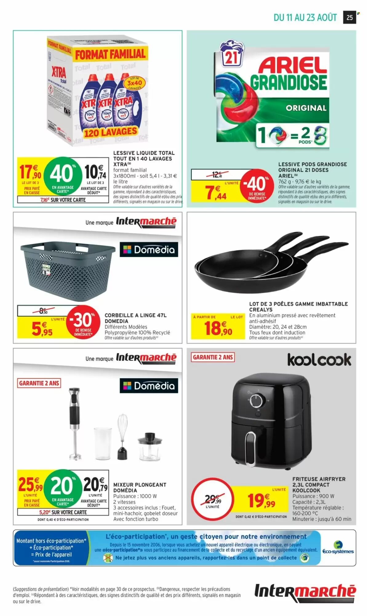 Prospectus promotionnel Intermarché valable à partir du 11/08/2026 - Page 25.
