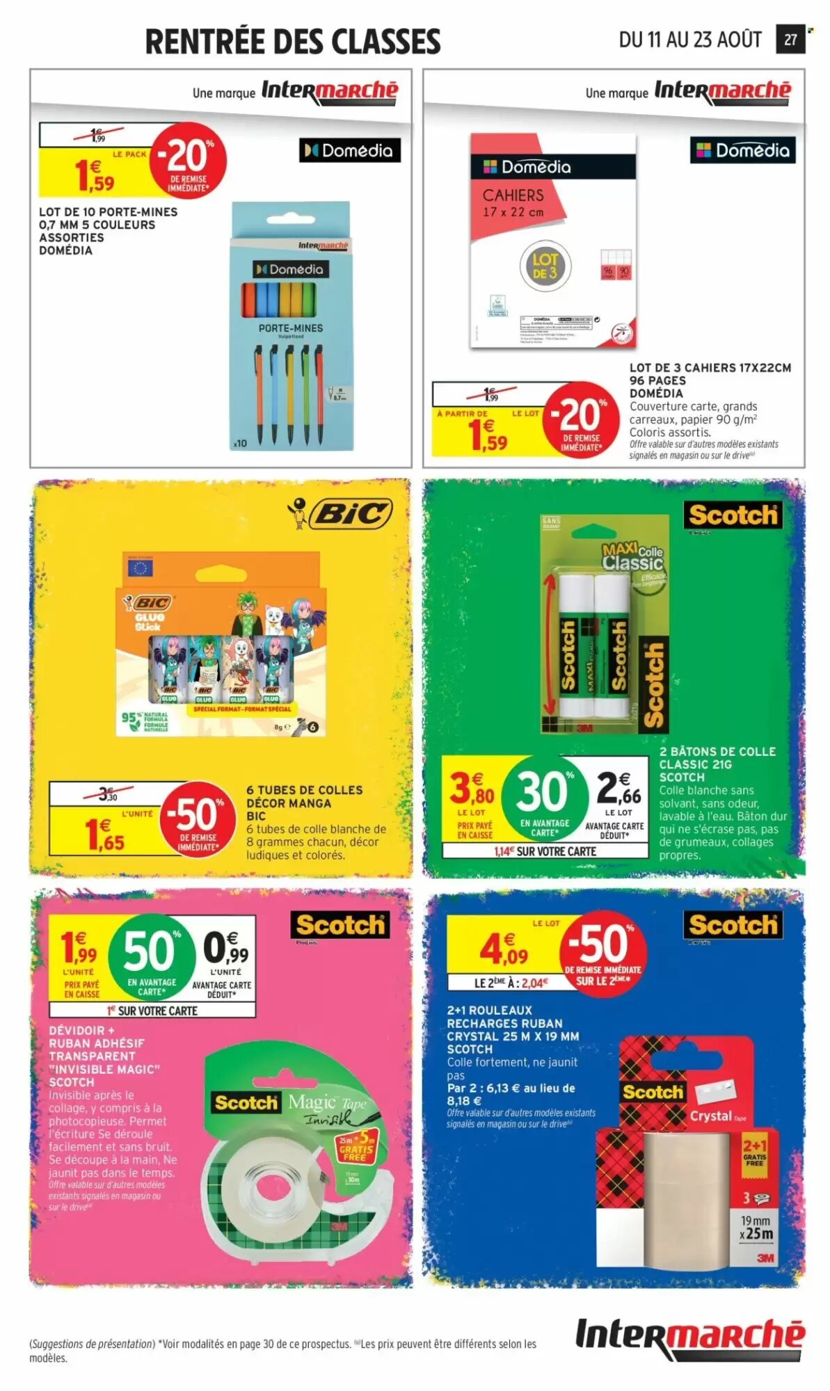 Prospectus promotionnel Intermarché valable à partir du 11/08/2026 - Page 27.