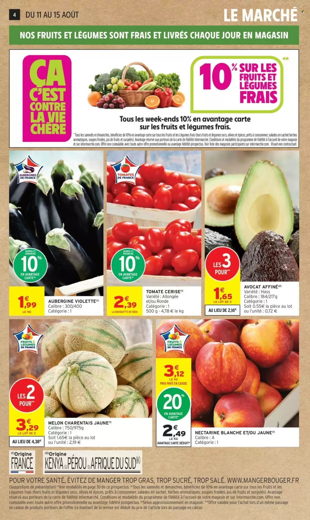 Prospectus promotionnel Intermarché valable à partir du 11/08/2026 - Page 4.