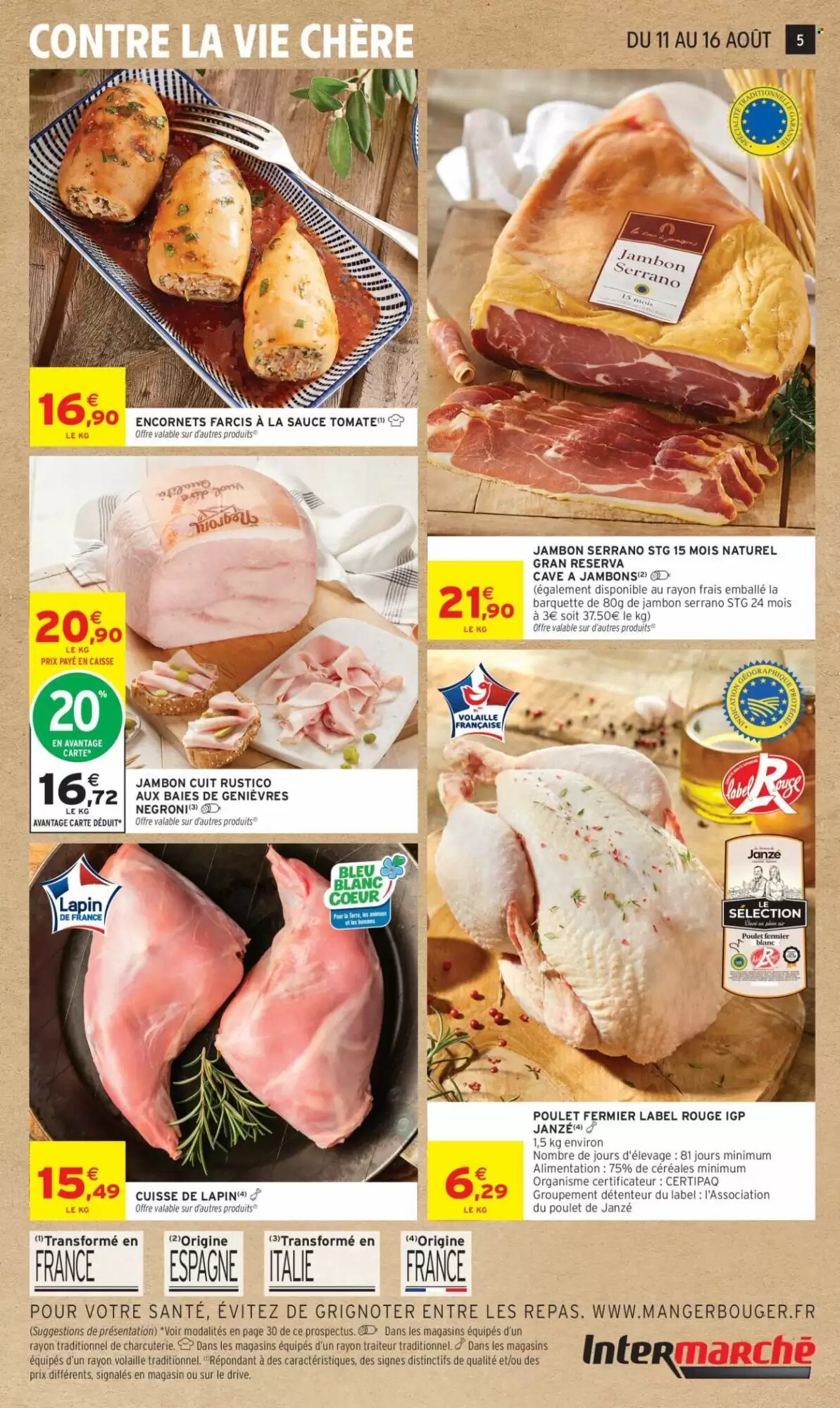 Prospectus promotionnel Intermarché valable à partir du 11/08/2026 - Page 5.