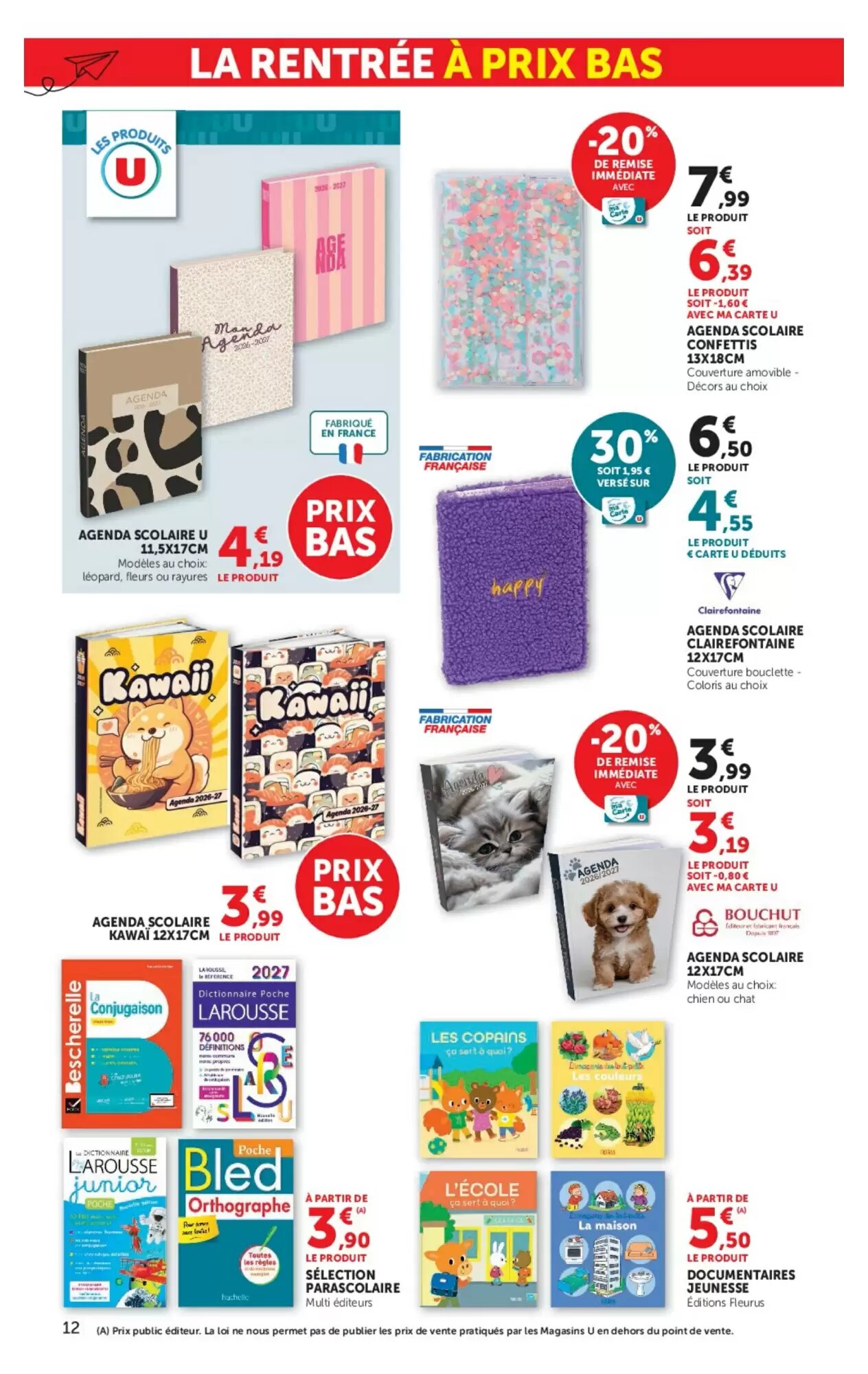 Prospectus promotionnel Hyper U valable à partir du 11/08/2026 - Page 12.