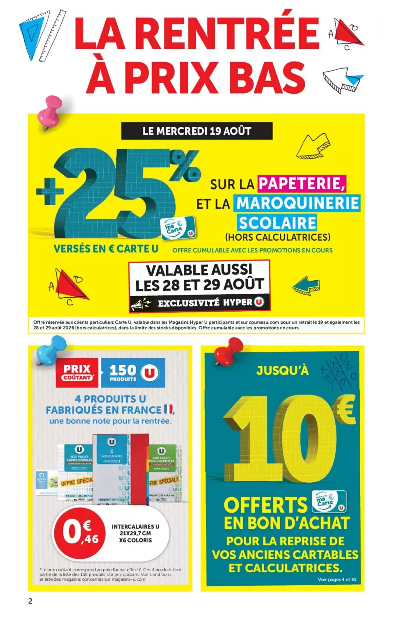 Prospectus promotionnel Hyper U valable à partir du 11/08/2026 - Page 2.