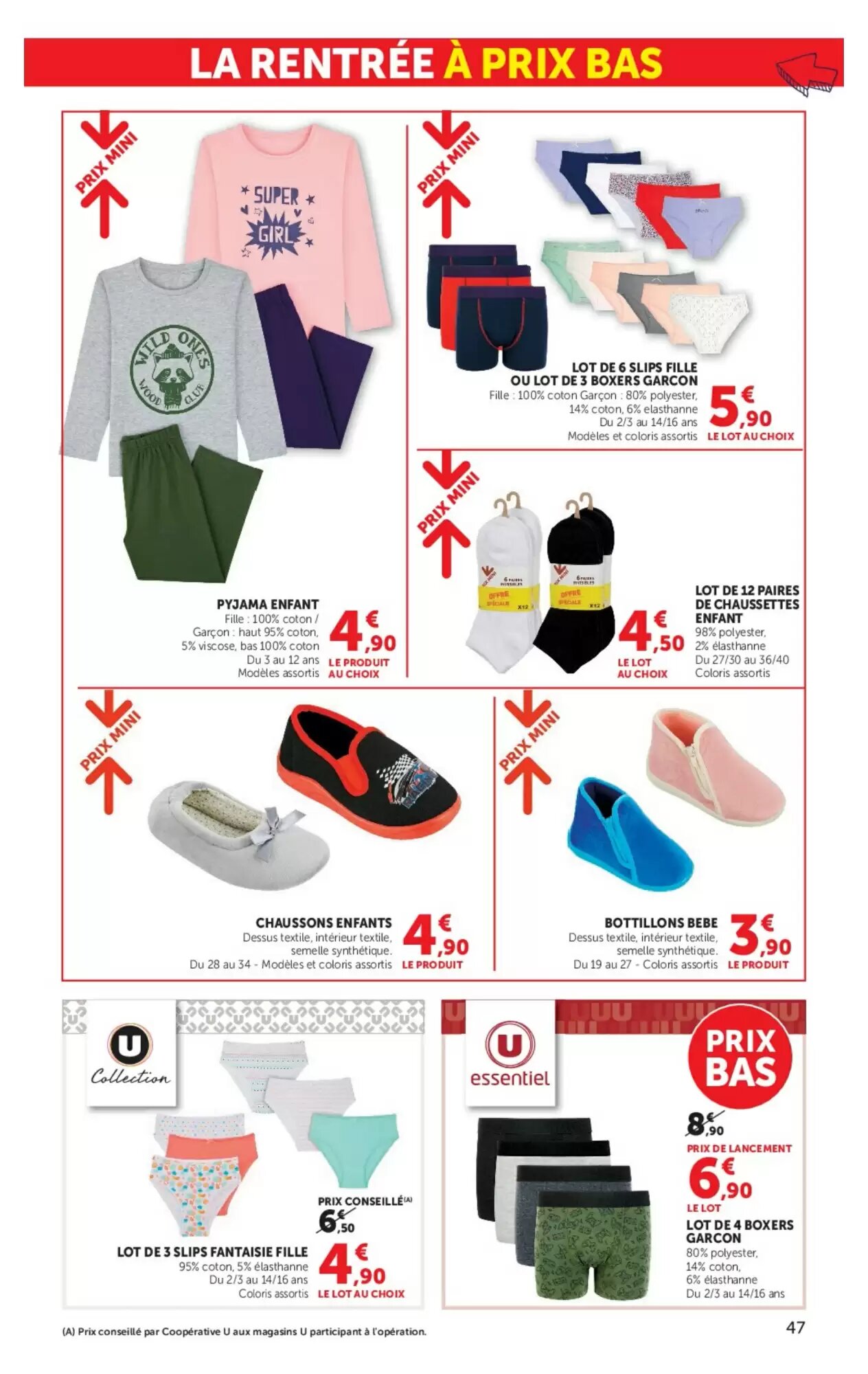 Prospectus promotionnel Hyper U valable à partir du 11/08/2026 - Page 47.