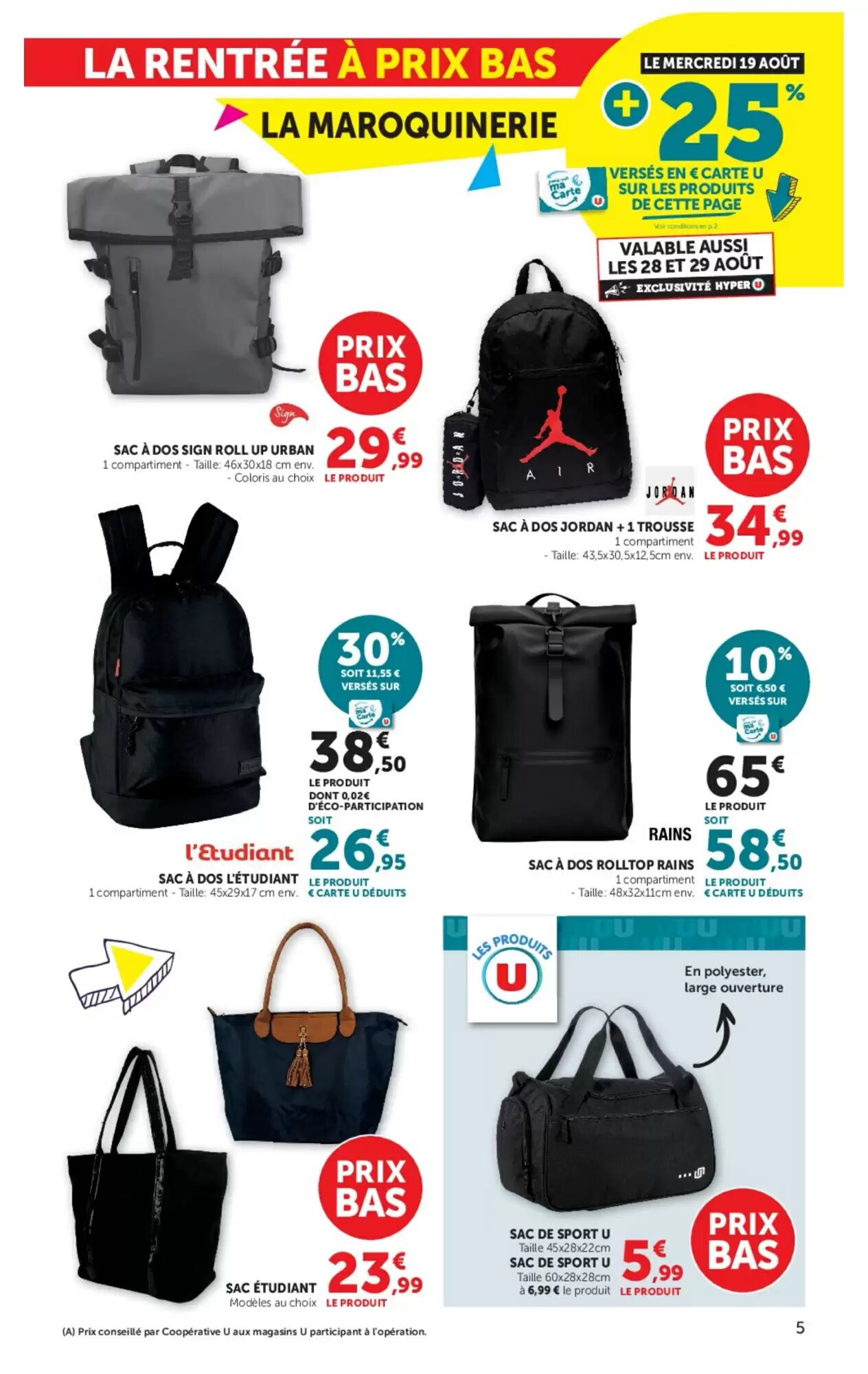 Prospectus promotionnel Hyper U valable à partir du 11/08/2026 - Page 5.