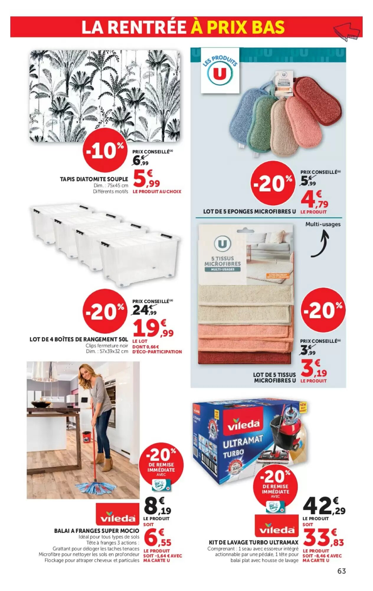 Prospectus promotionnel Hyper U valable à partir du 11/08/2026 - Page 63.