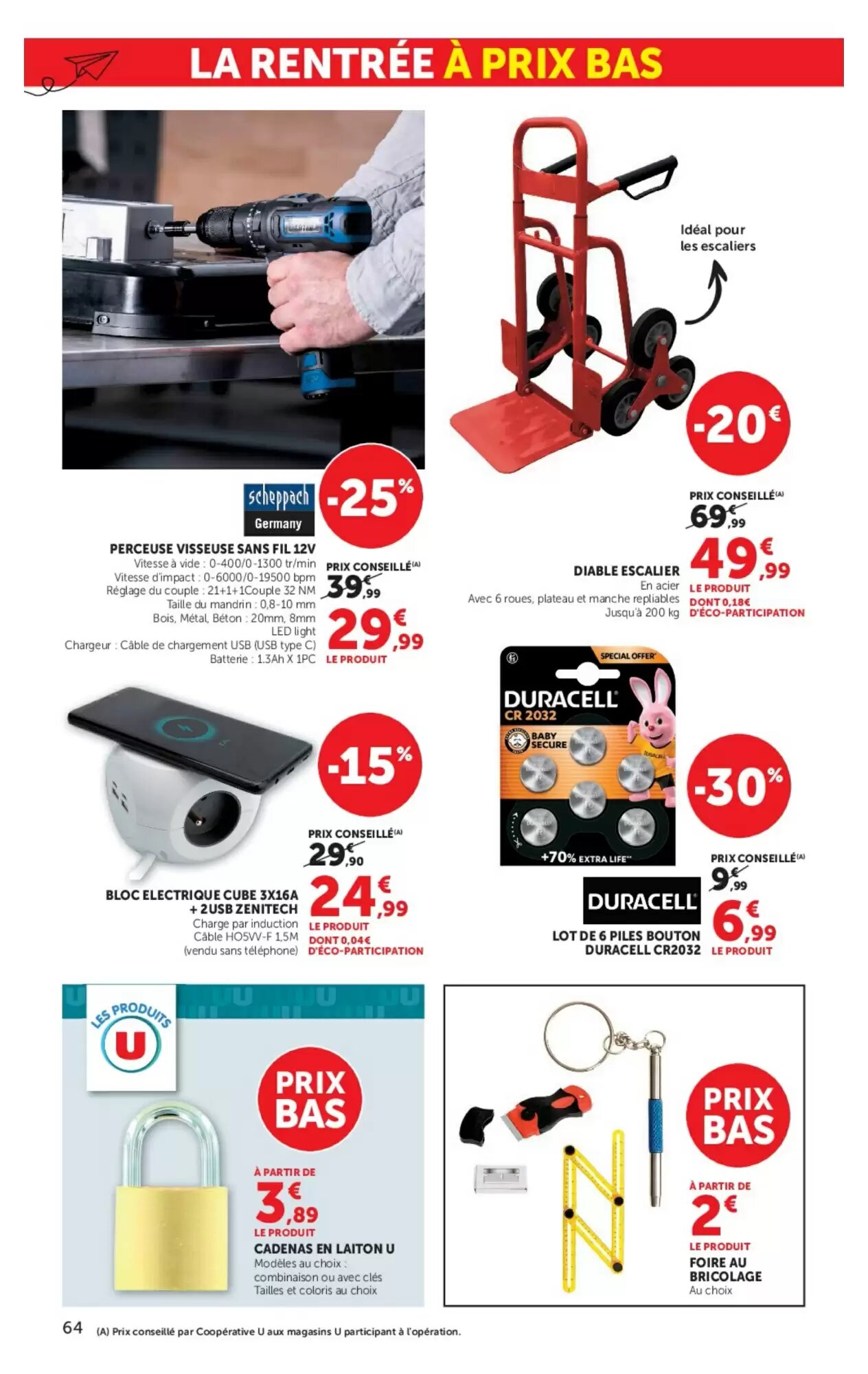 Prospectus promotionnel Hyper U valable à partir du 11/08/2026 - Page 64.