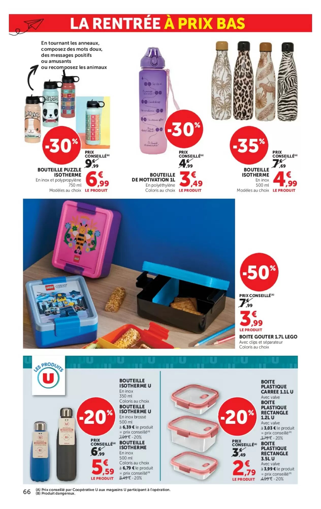Prospectus promotionnel Hyper U valable à partir du 11/08/2026 - Page 66.