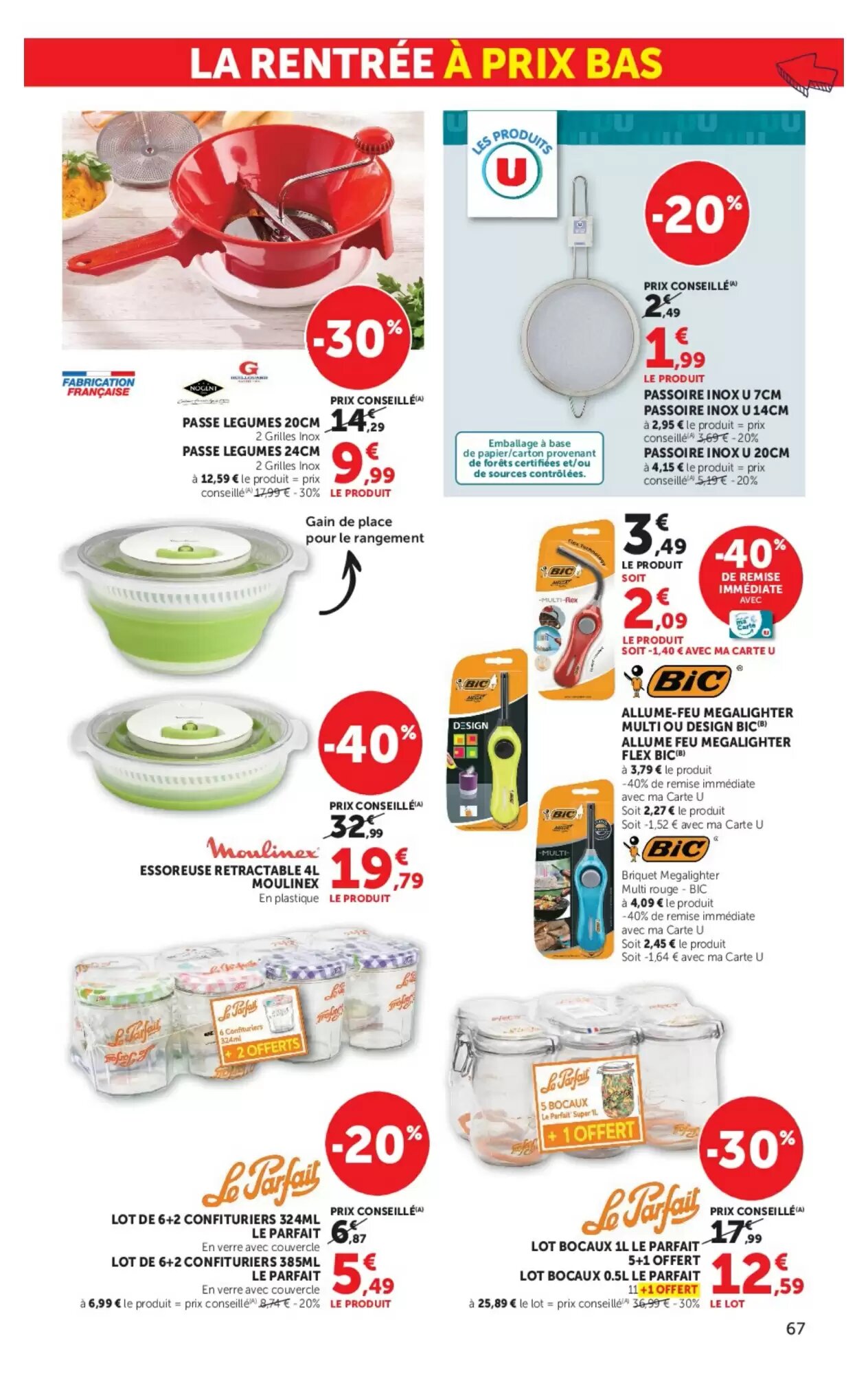 Prospectus promotionnel Hyper U valable à partir du 11/08/2026 - Page 67.