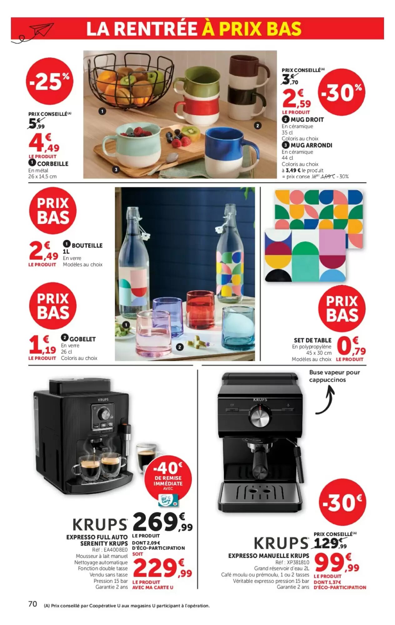 Prospectus promotionnel Hyper U valable à partir du 11/08/2026 - Page 70.