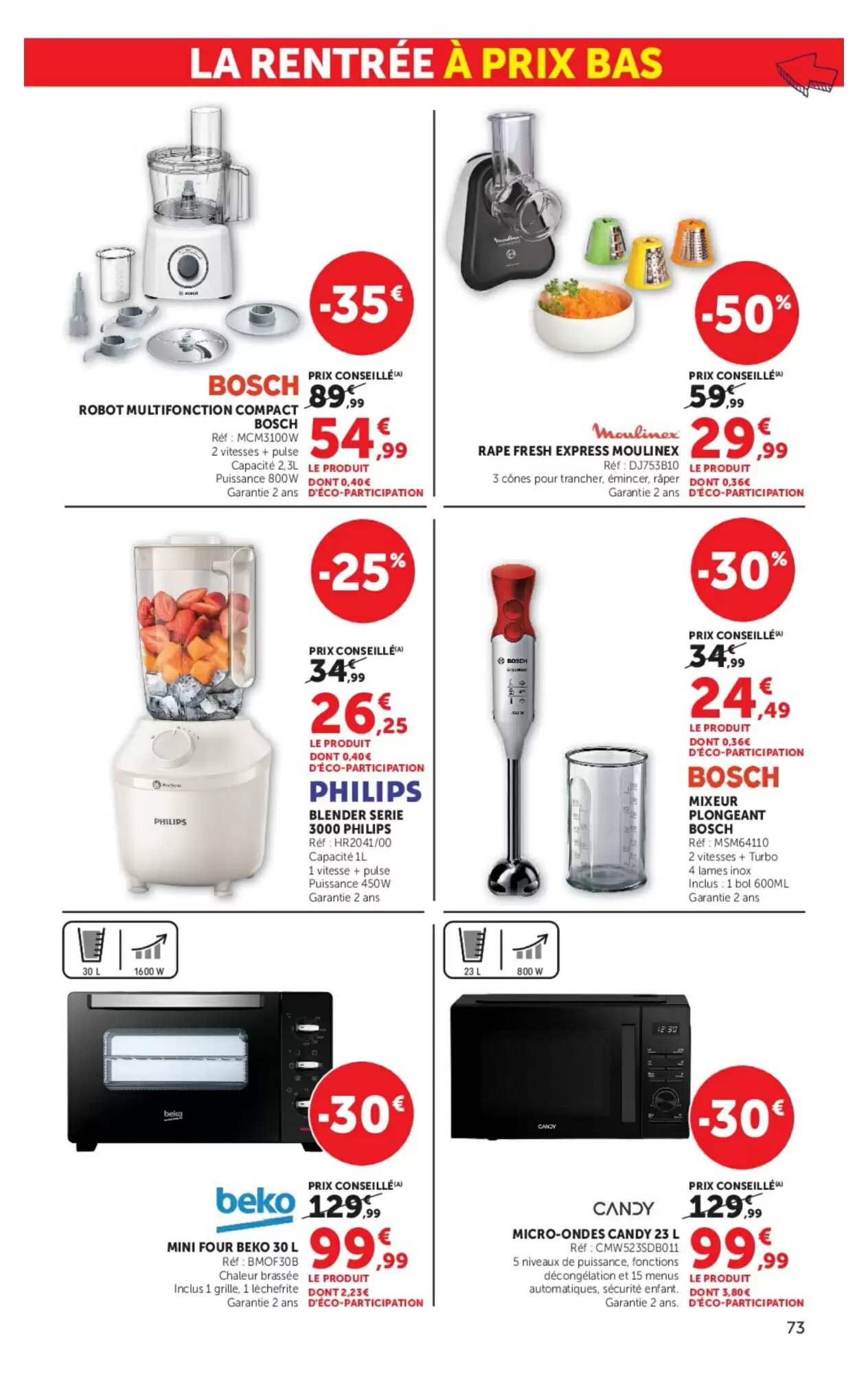 Prospectus promotionnel Hyper U valable à partir du 11/08/2026 - Page 73.