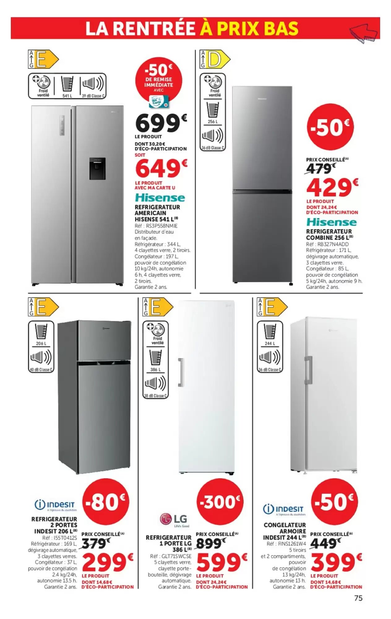 Prospectus promotionnel Hyper U valable à partir du 11/08/2026 - Page 75.