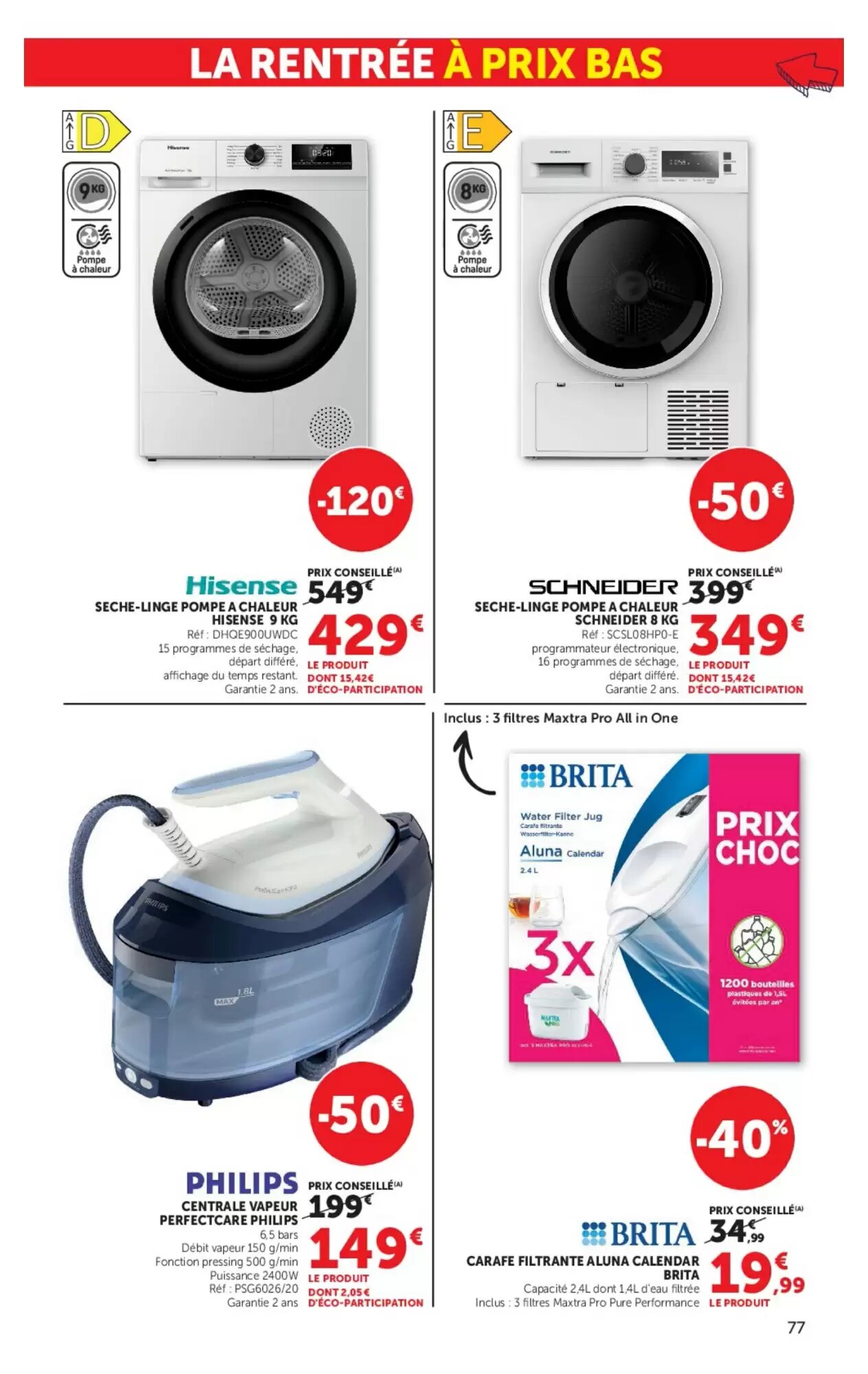 Prospectus promotionnel Hyper U valable à partir du 11/08/2026 - Page 77.