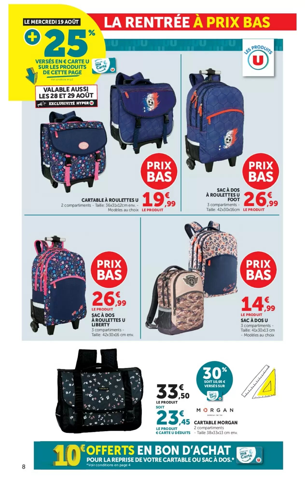 Prospectus promotionnel Hyper U valable à partir du 11/08/2026 - Page 8.