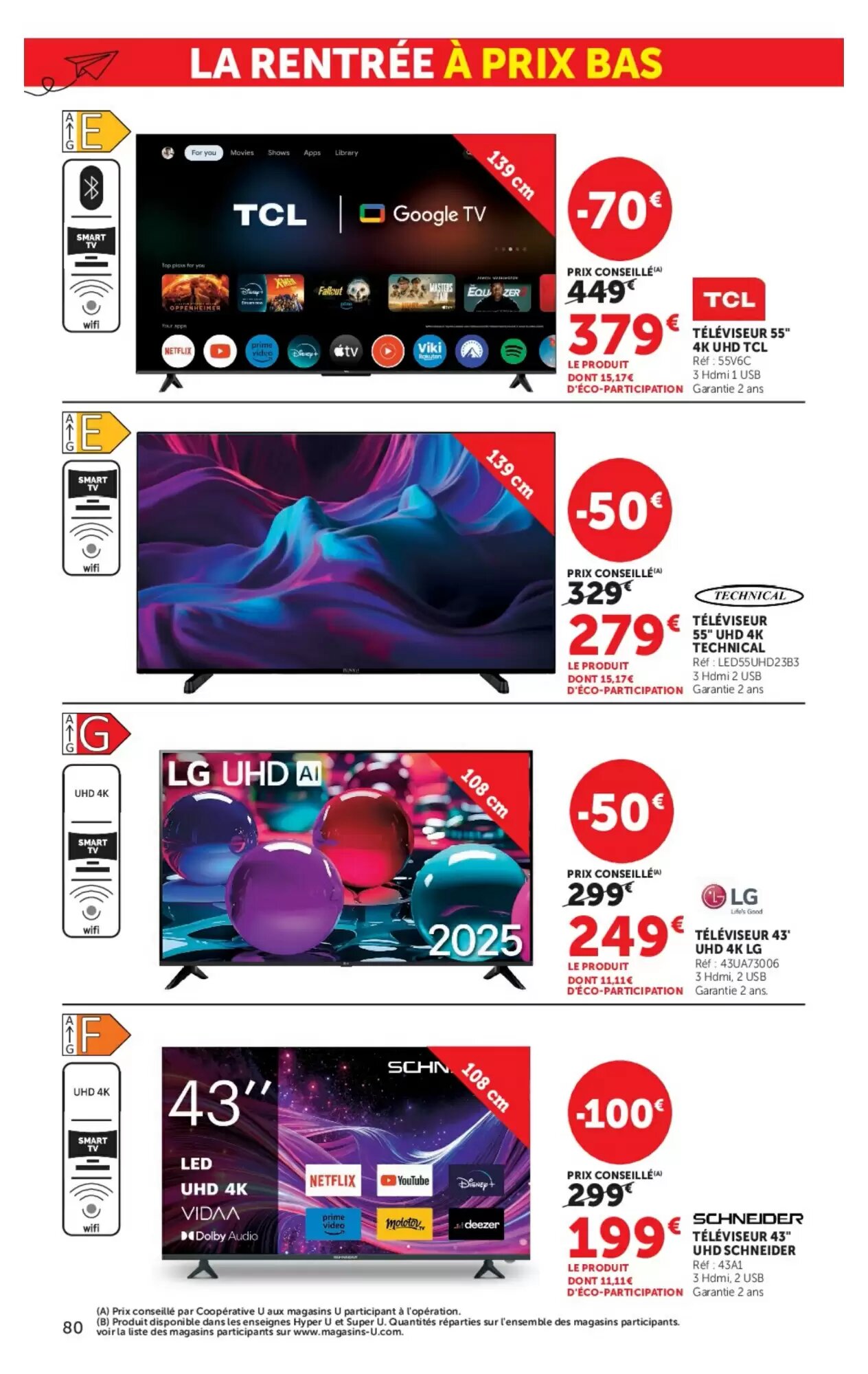 Prospectus promotionnel Hyper U valable à partir du 11/08/2026 - Page 80.