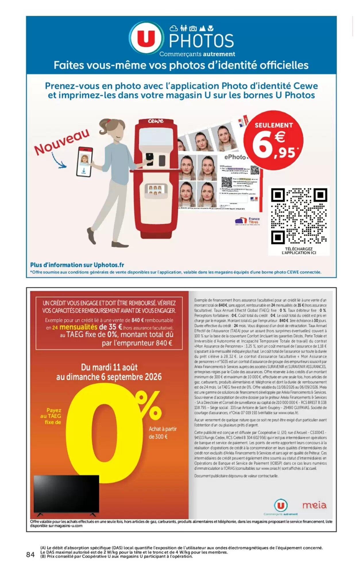 Prospectus promotionnel Hyper U valable à partir du 11/08/2026 - Page 84.