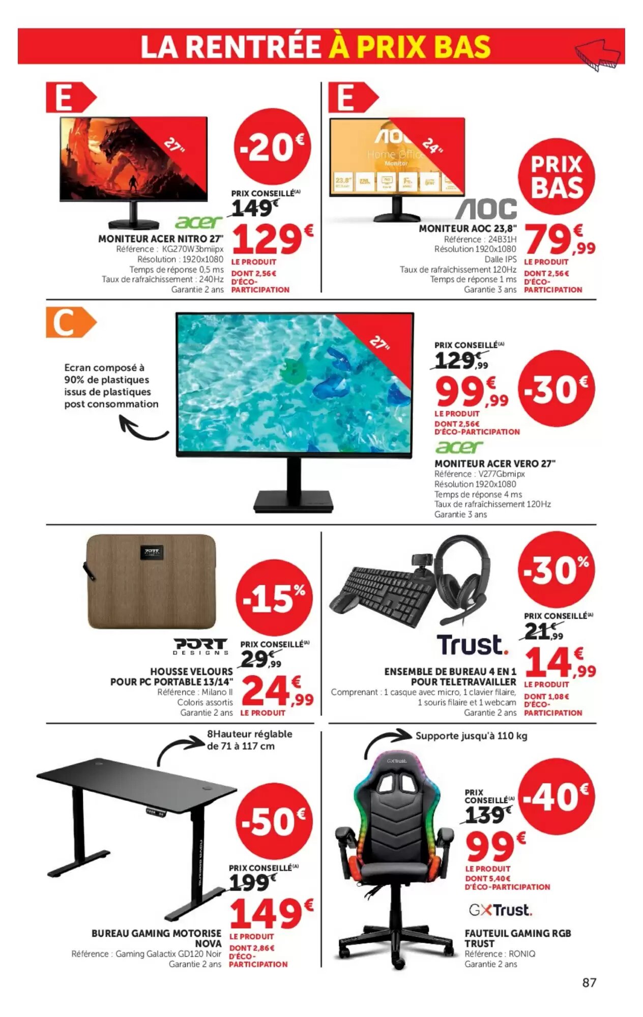 Prospectus promotionnel Hyper U valable à partir du 11/08/2026 - Page 87.