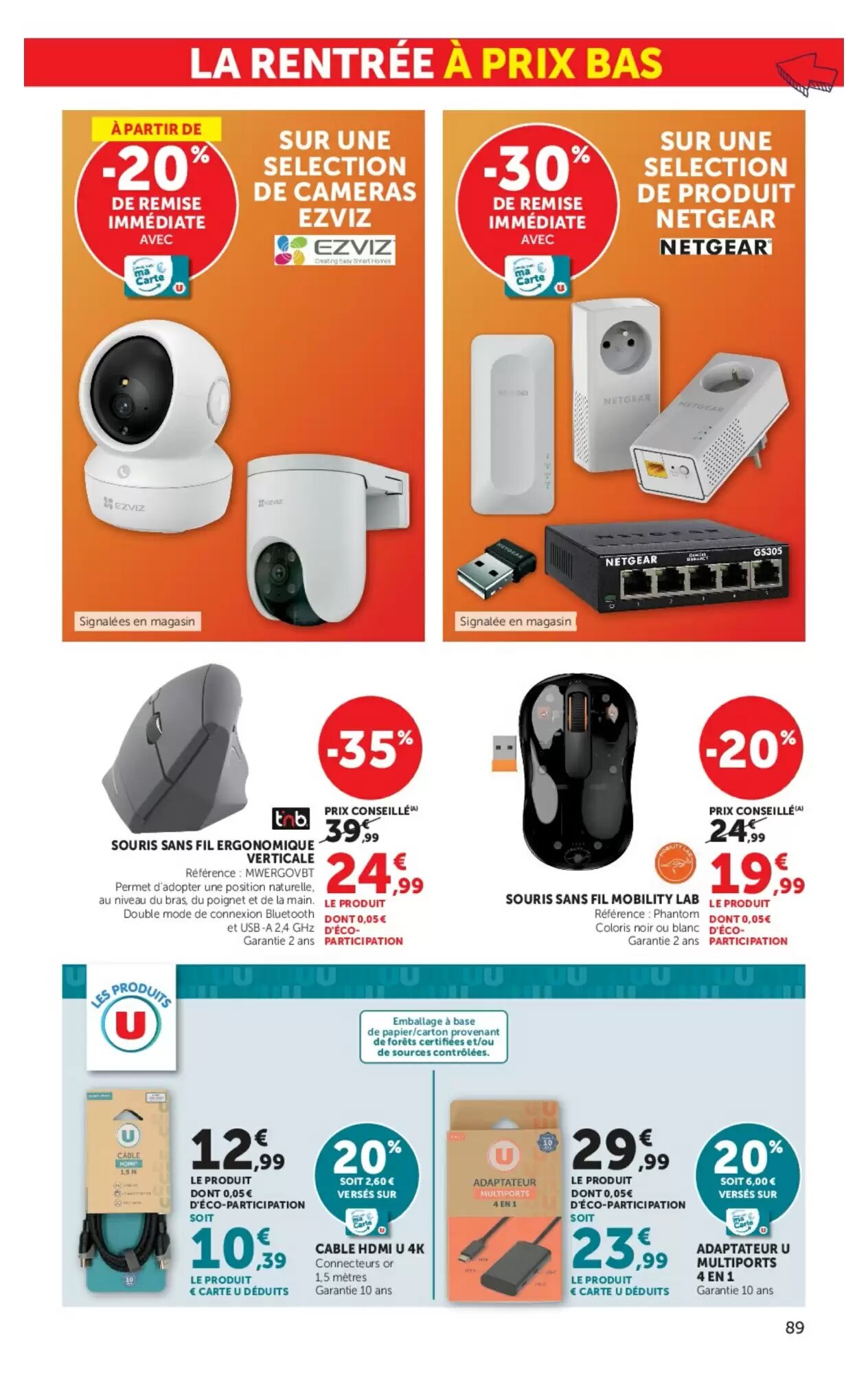 Prospectus promotionnel Hyper U valable à partir du 11/08/2026 - Page 89.