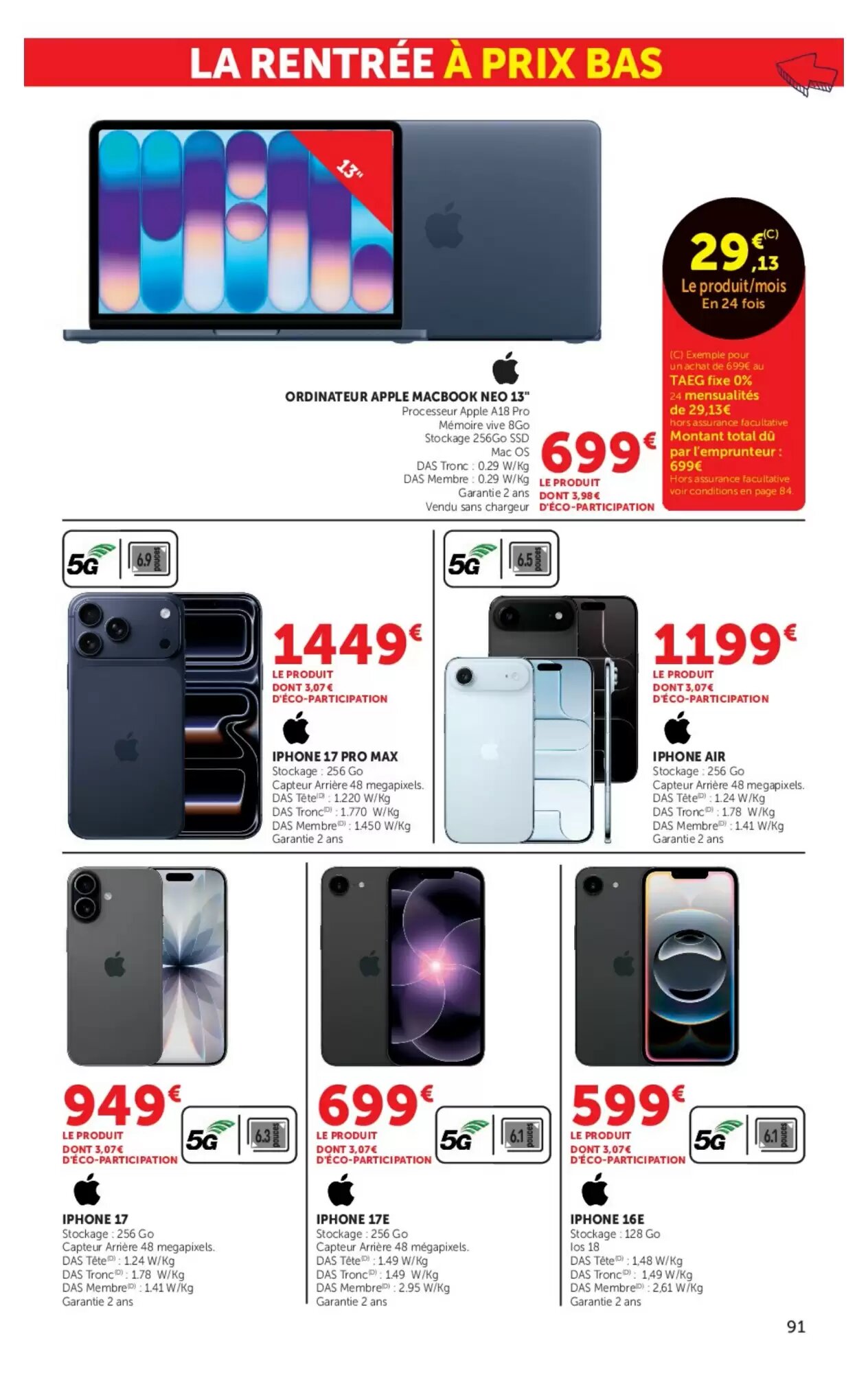 Prospectus promotionnel Hyper U valable à partir du 11/08/2026 - Page 91.