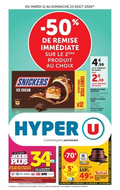Prospectus promotionnel Hyper U valable à partir du 11/08/2026