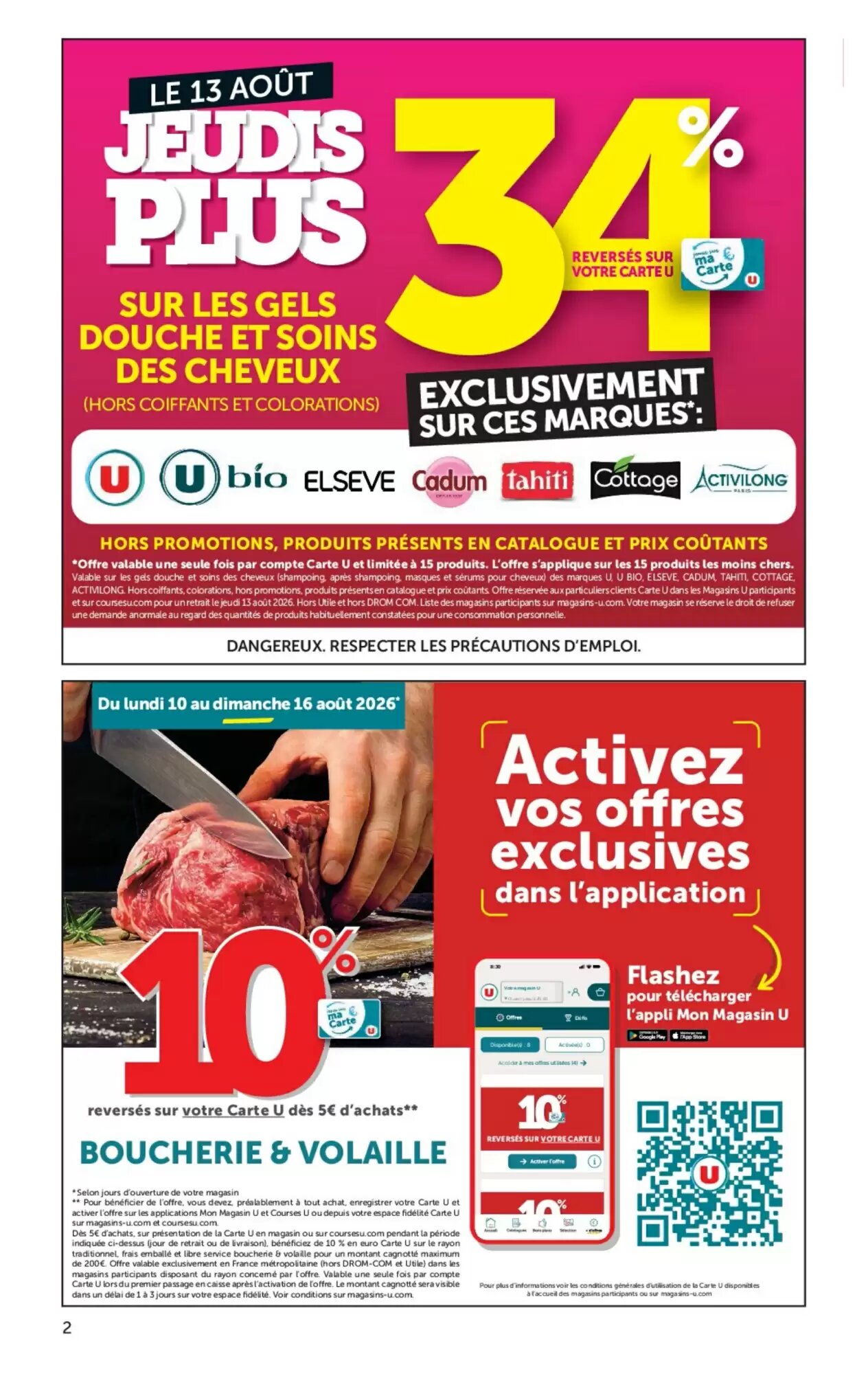 Prospectus promotionnel Hyper U valable à partir du 11/08/2026 - Page 2.