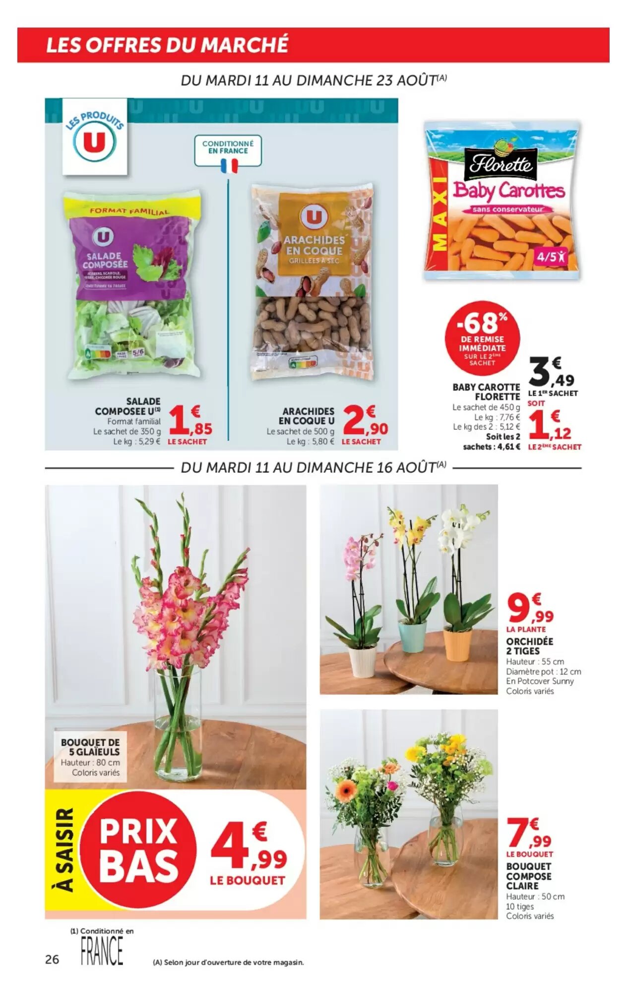 Prospectus promotionnel Hyper U valable à partir du 11/08/2026 - Page 26.