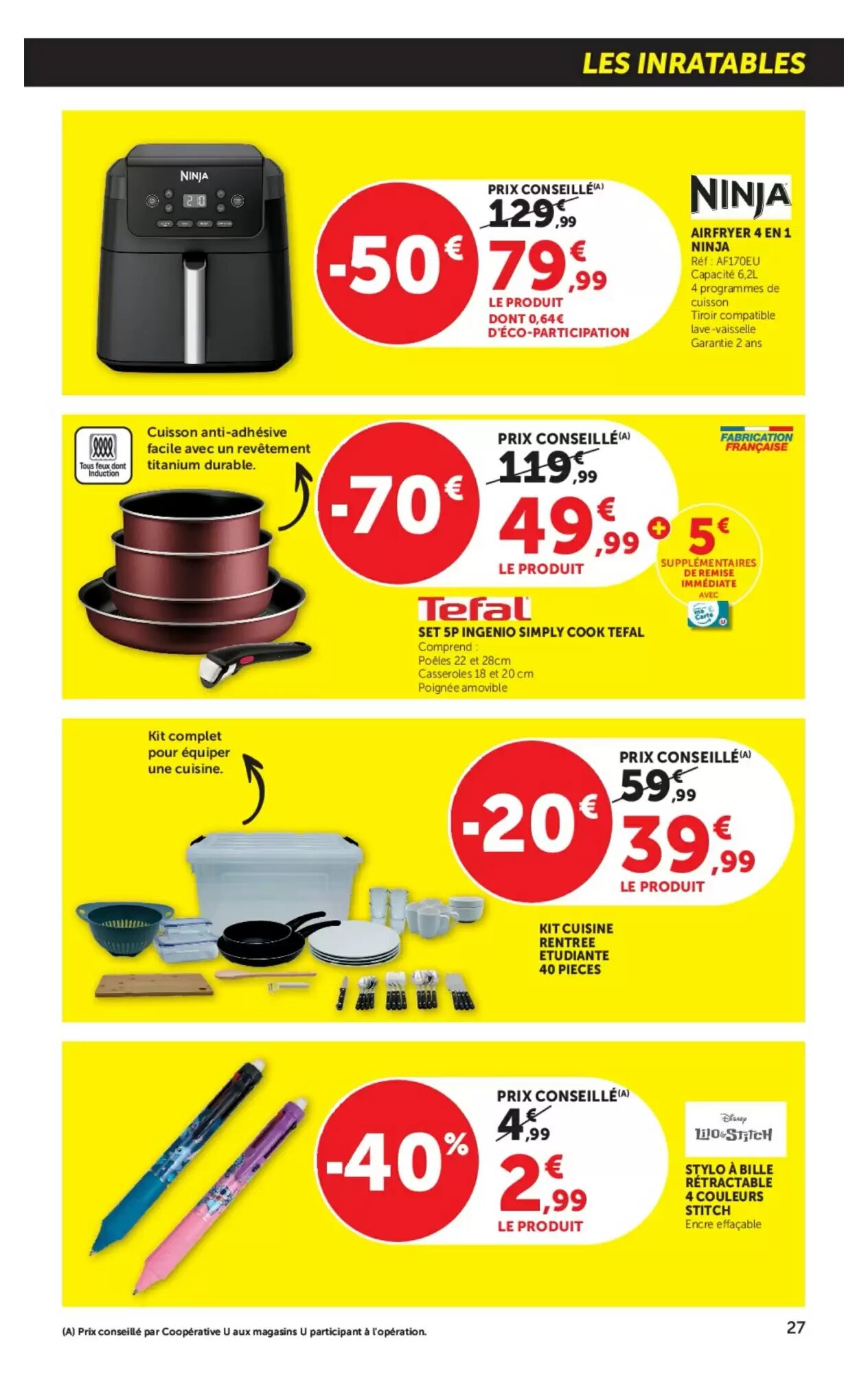 Prospectus promotionnel Hyper U valable à partir du 11/08/2026 - Page 27.